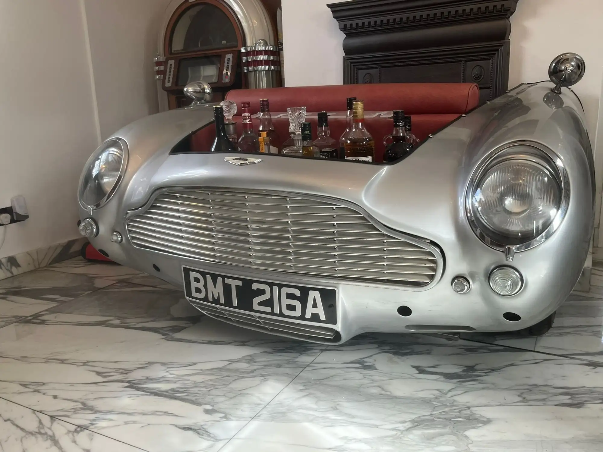 c.1964 Aston Martin DB5 Bar/Sofa - Original DB5 Panels-For Sale