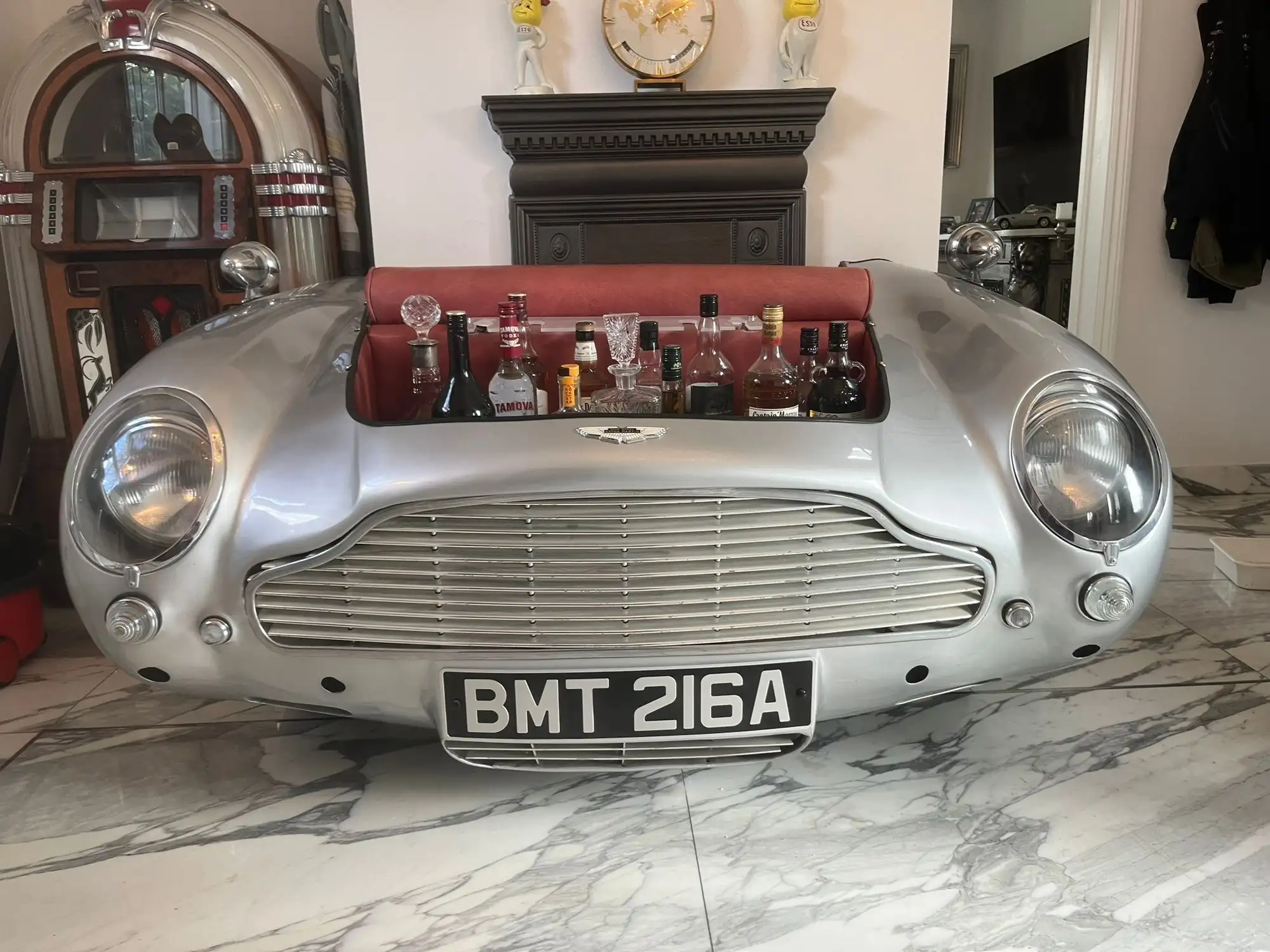 c.1964 Aston Martin DB5 Bar/Sofa - Original DB5 Panels-For Sale
