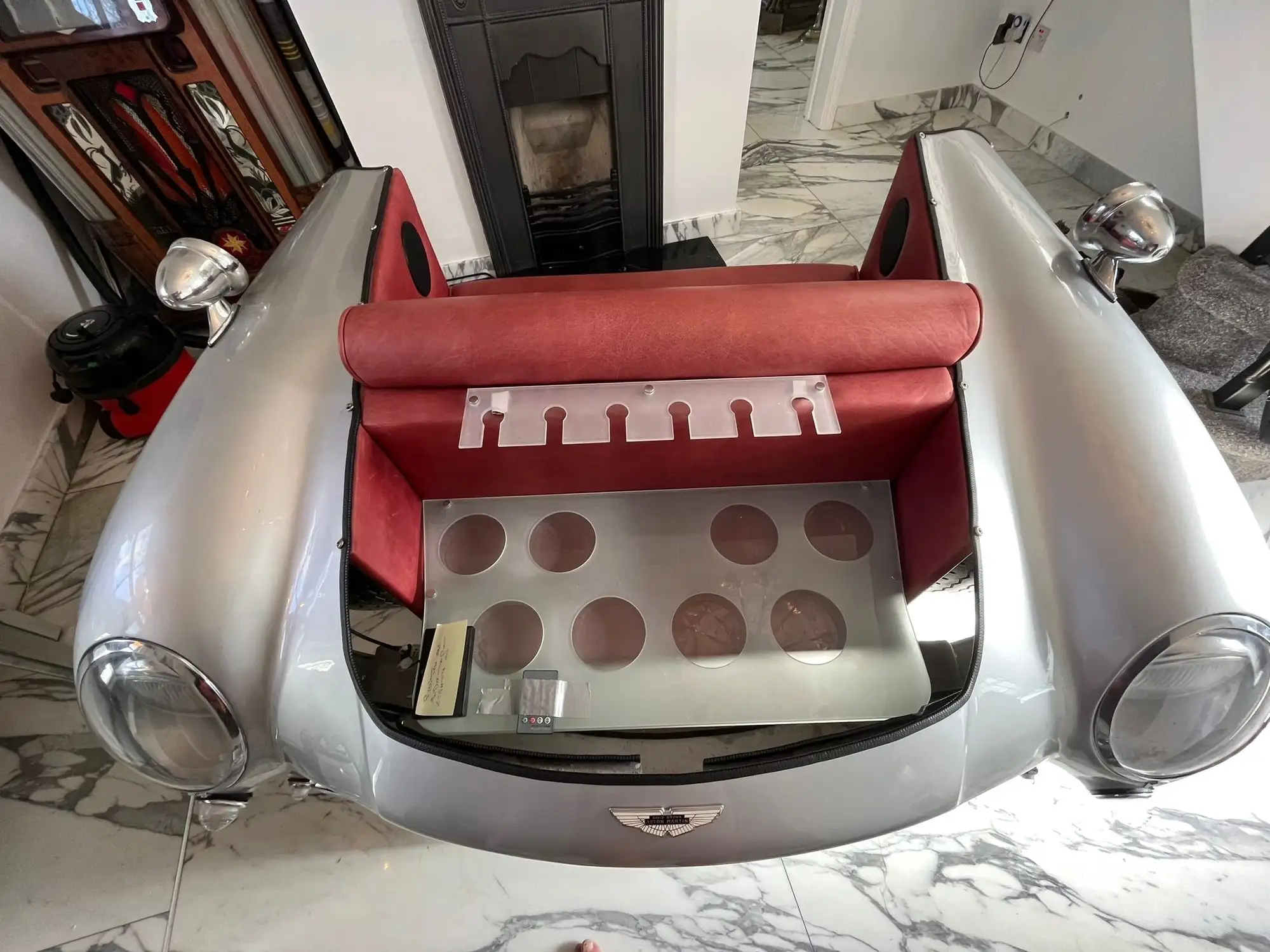 c.1964 Aston Martin DB5 Bar/Sofa - Original DB5 Panels-For Sale