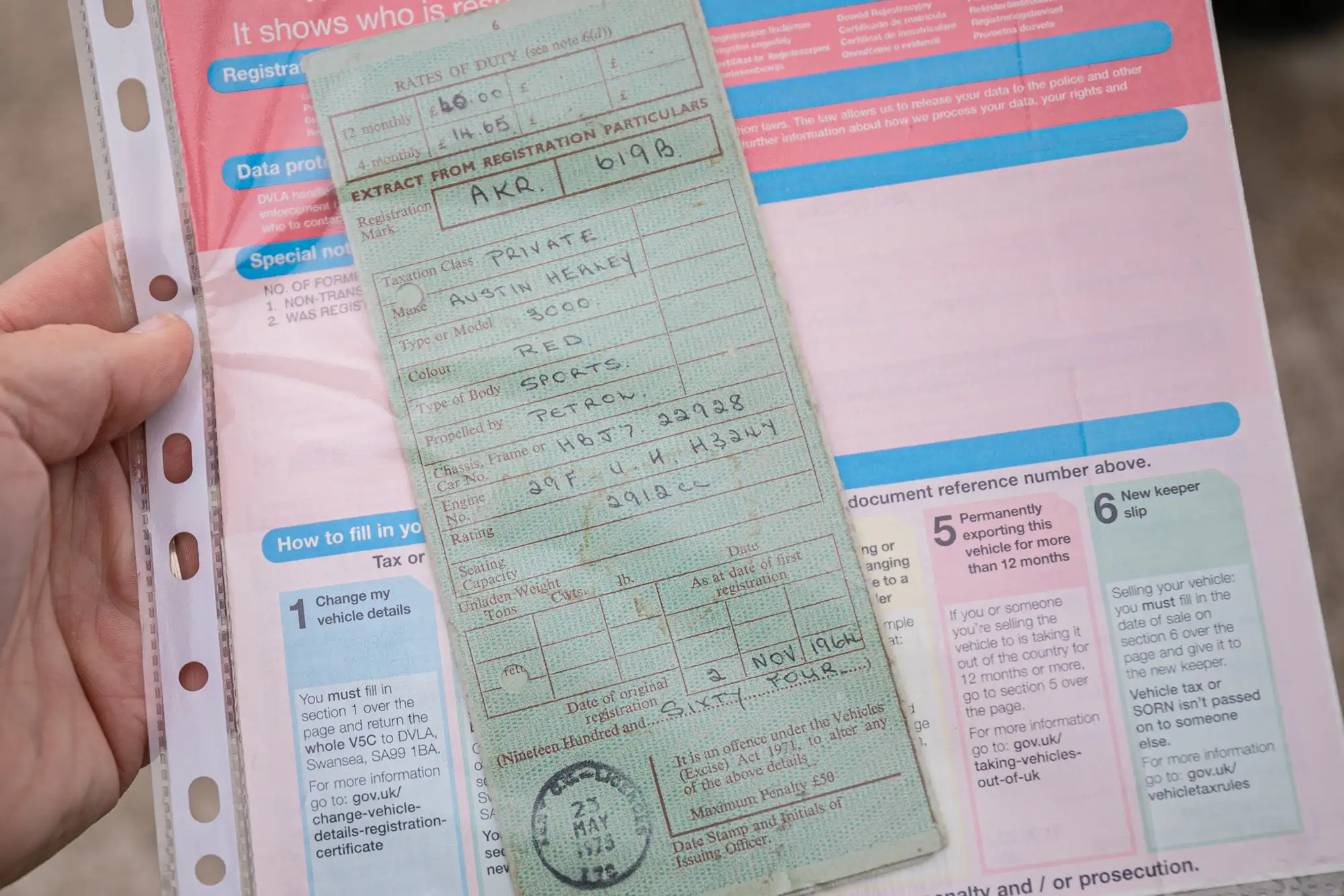 1963 Austin-Healey 3000 MK IIA (BJ7)-Sold