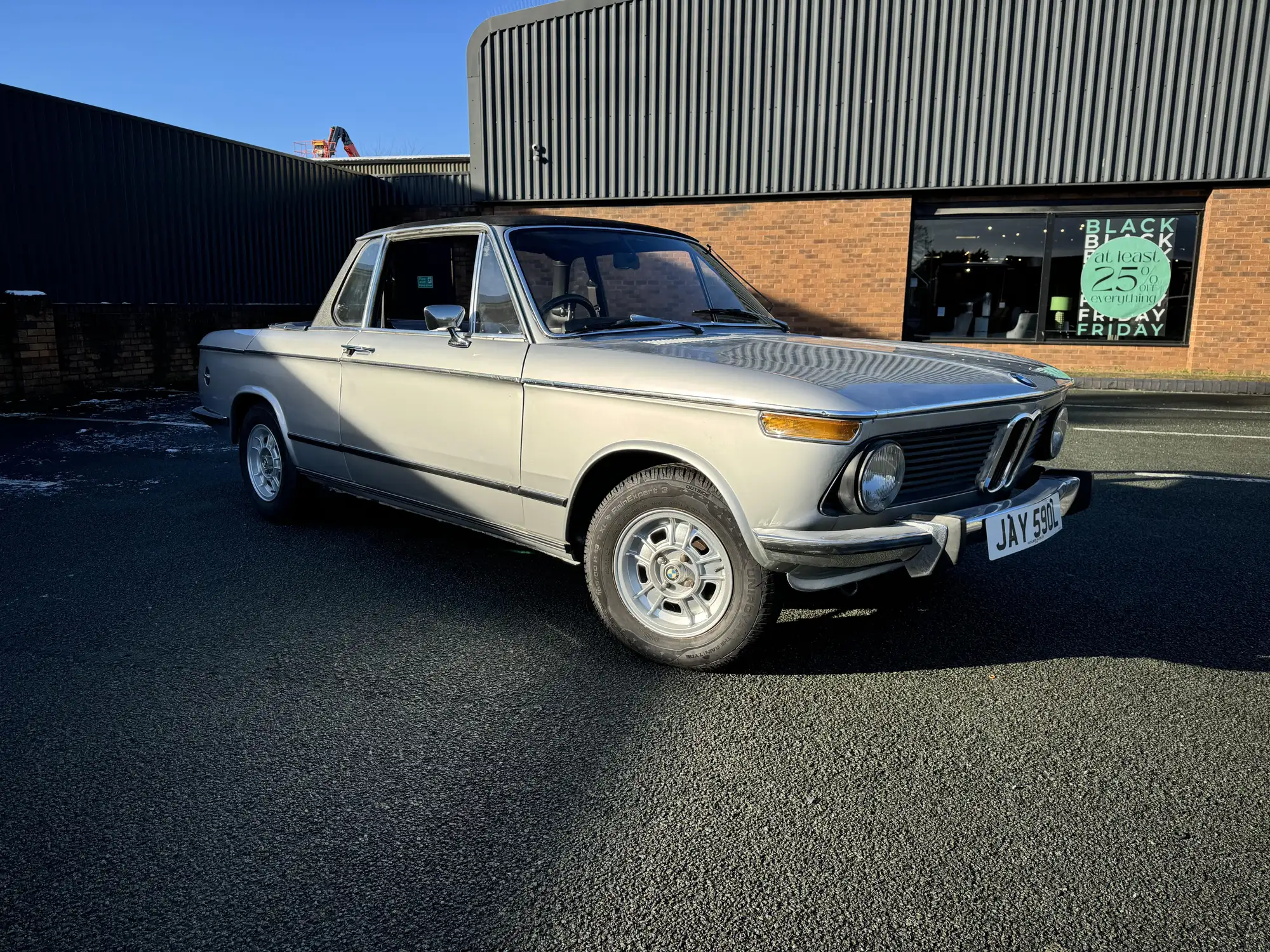 1973 BMW 2002 Baur Cabriolet-Sold