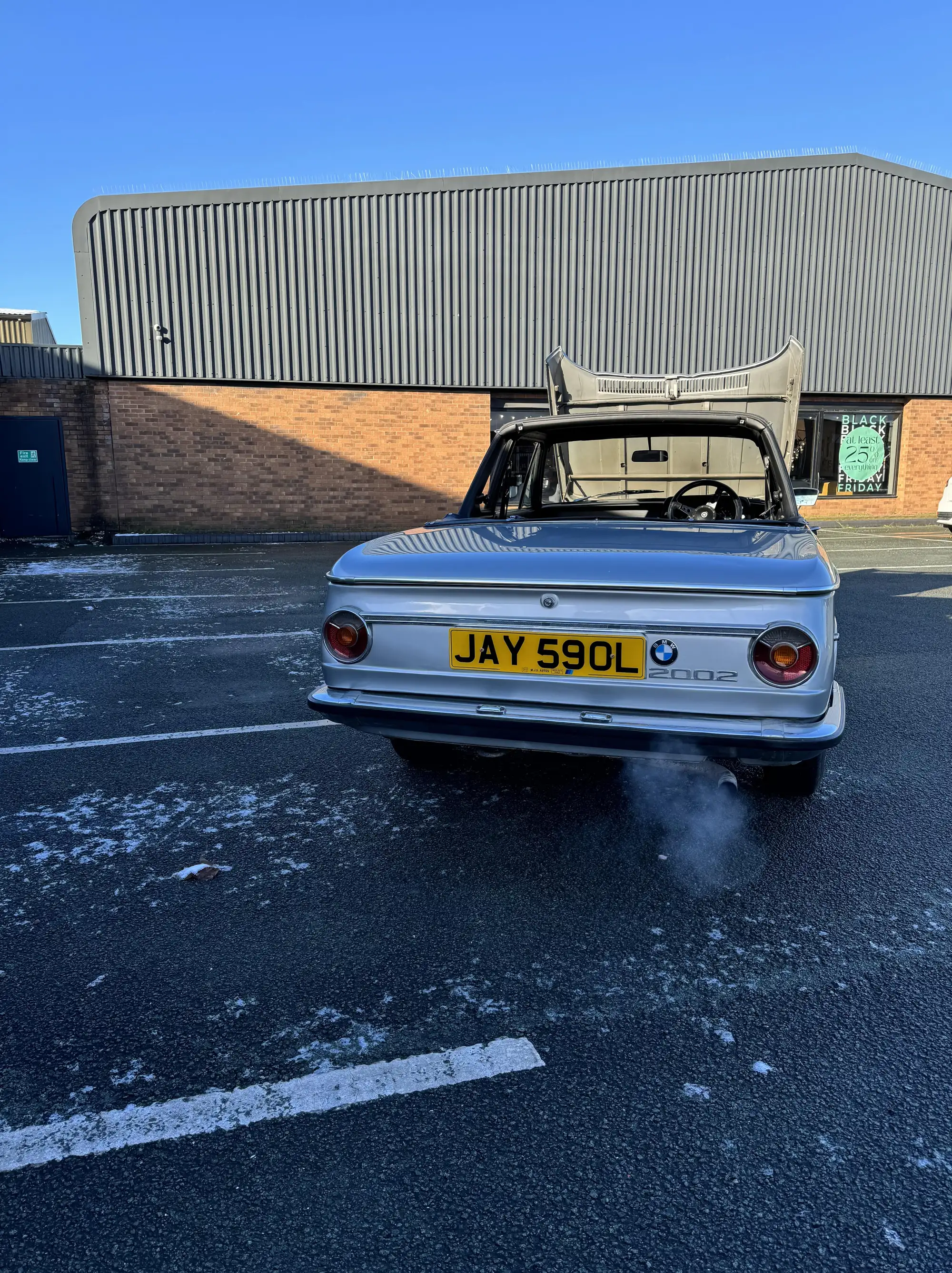 1973 BMW 2002 Baur Cabriolet-Sold