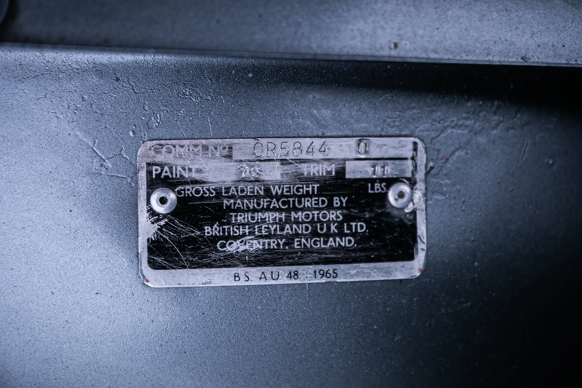 1974 Triumph TR6-Sold