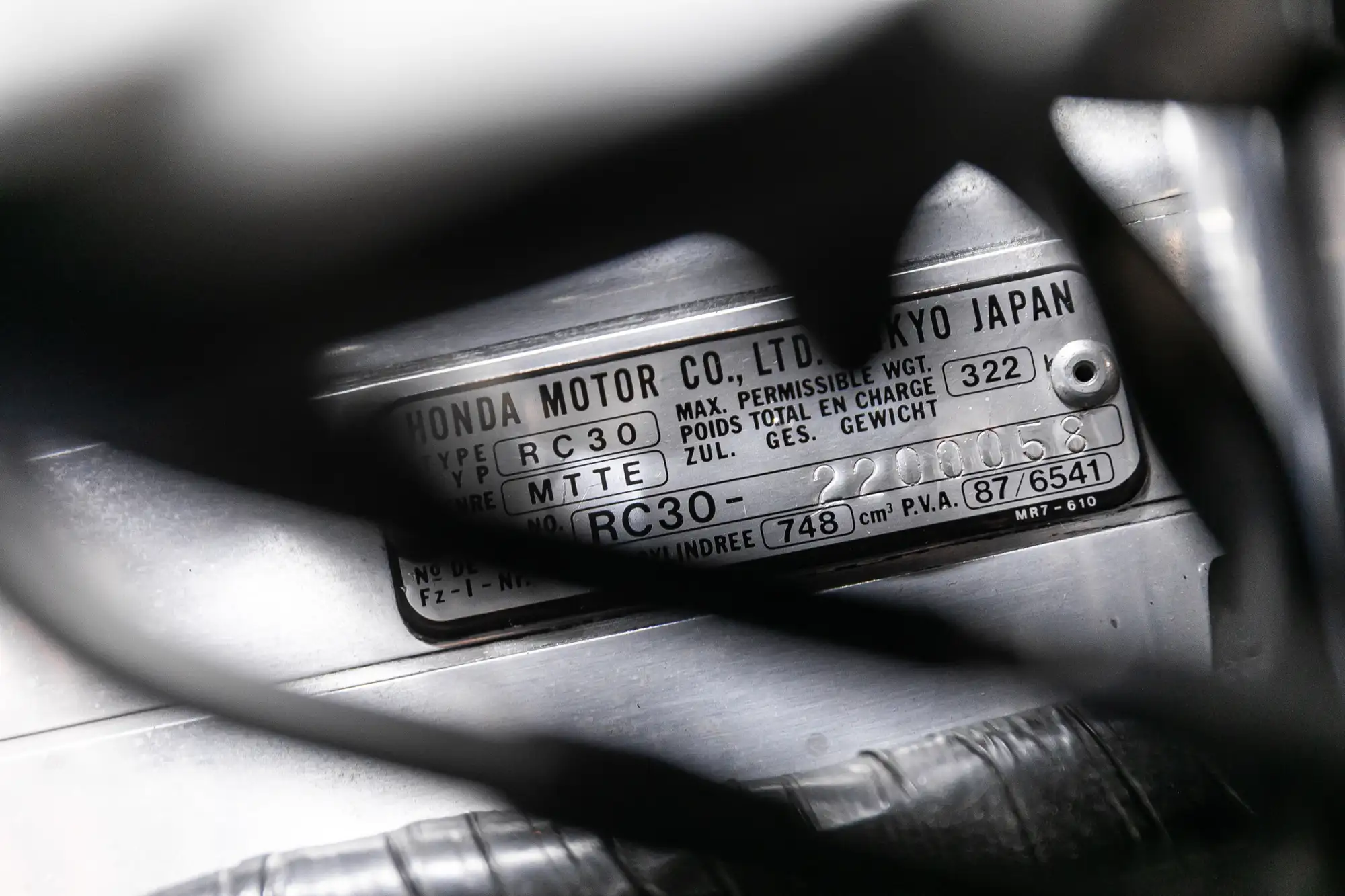 Honda VFR750R Type NC30 748cc-Sold