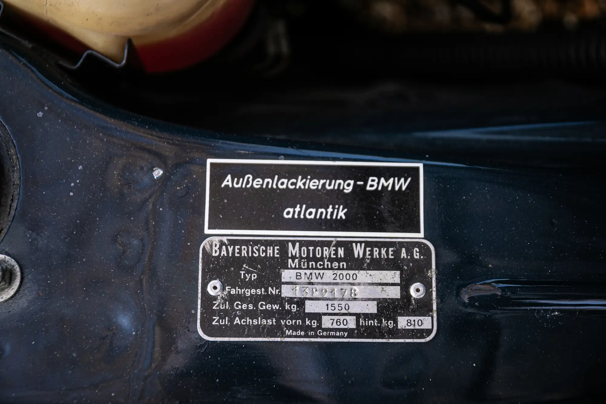 1972 BMW 2000 Neue Klasse-Sold