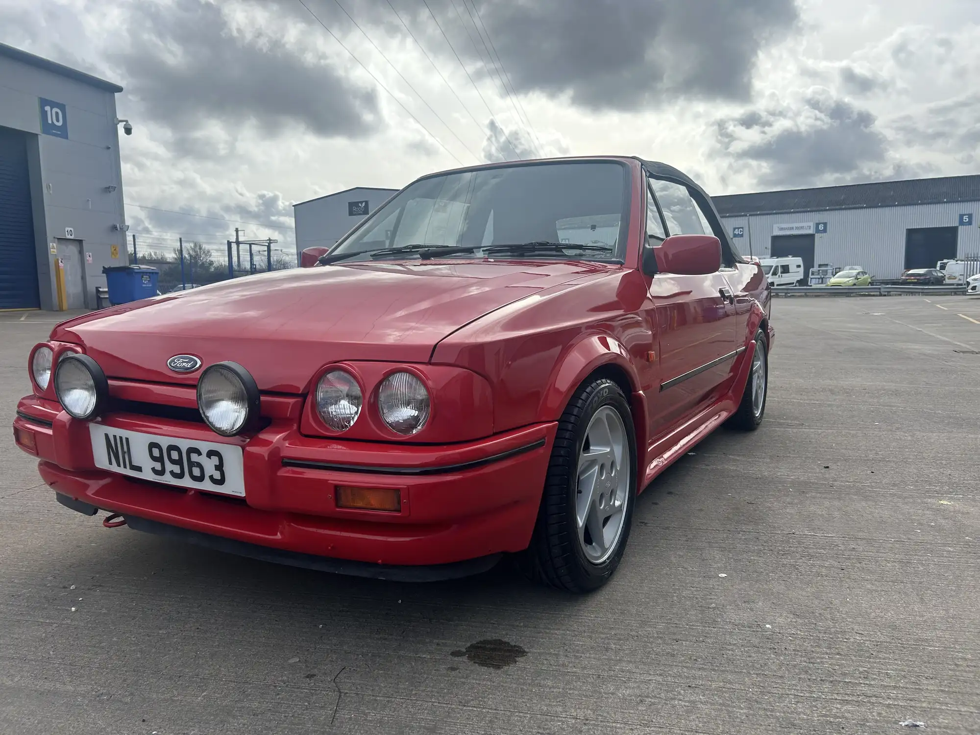 1990 Ford Escort XR3i Cabriolet-Sold