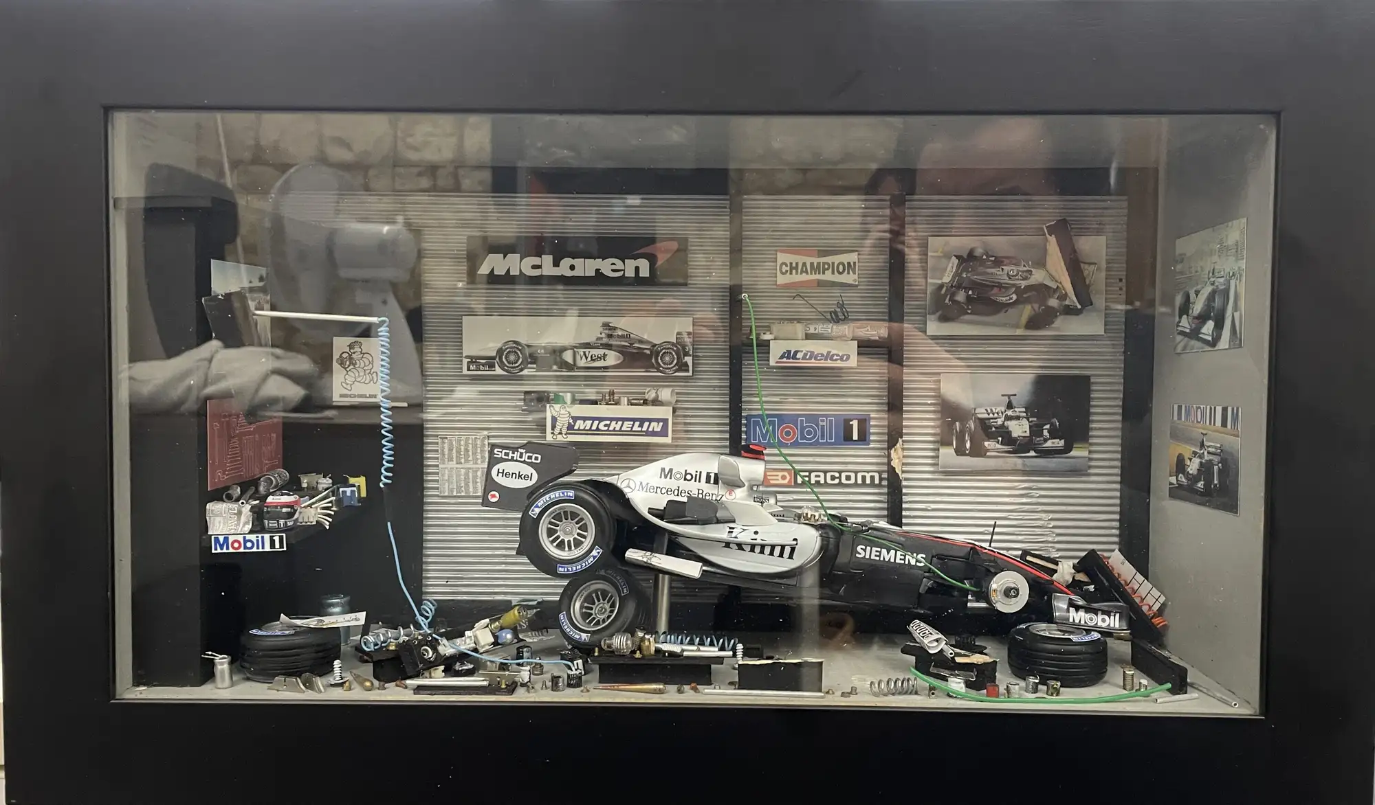 Highly Detailed Diorama of Kimi Räikkönen's McLaren MP4-20-Sold