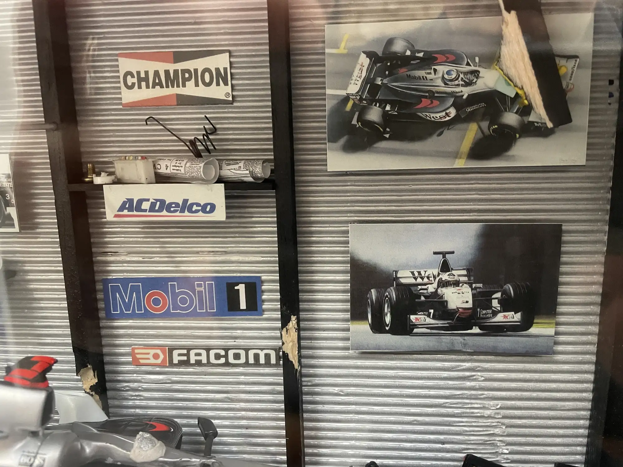 Highly Detailed Diorama of Kimi Räikkönen's McLaren MP4-20-Sold