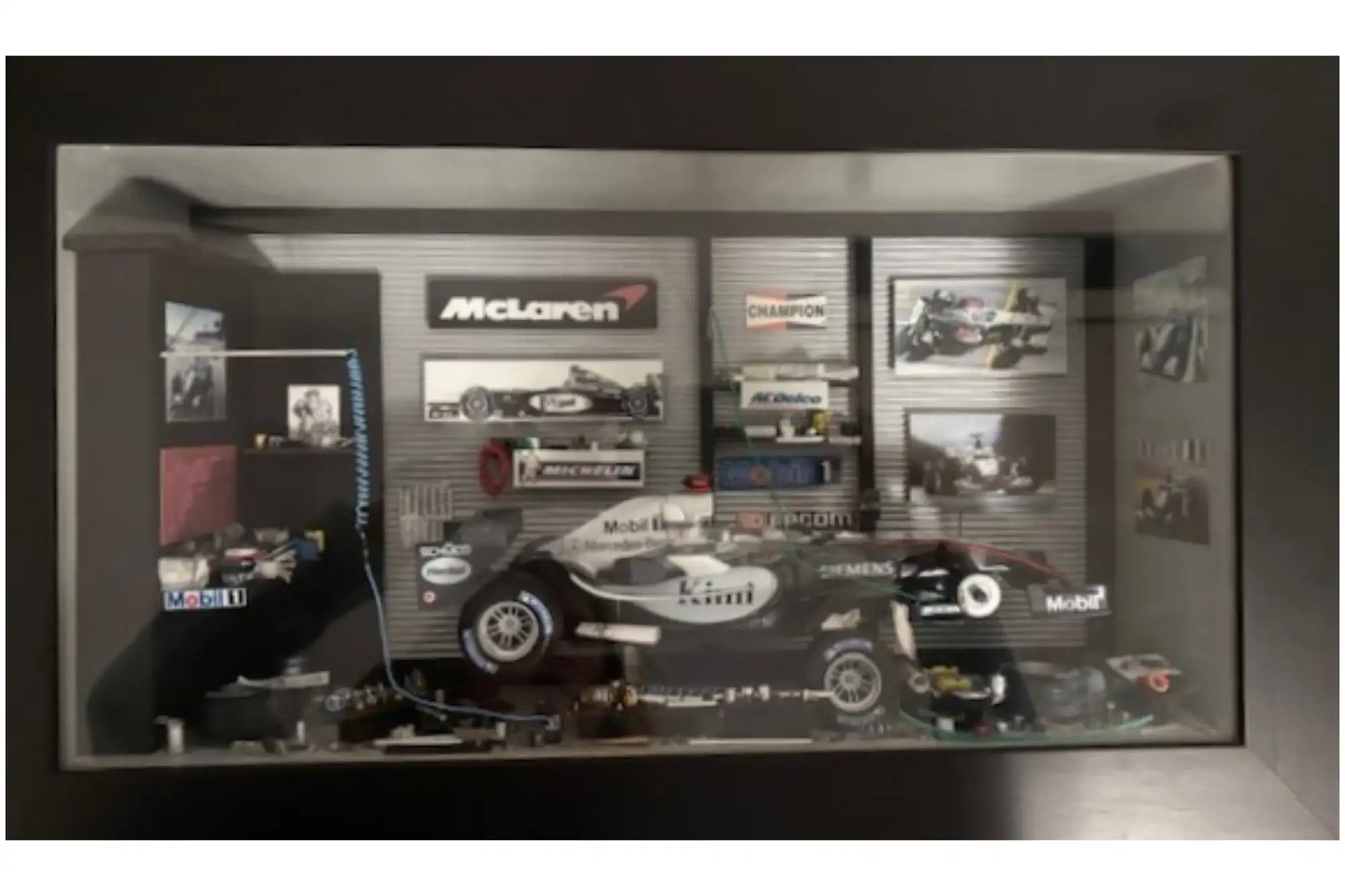Highly Detailed Diorama of Kimi Räikkönen's McLaren MP4-20-Sold