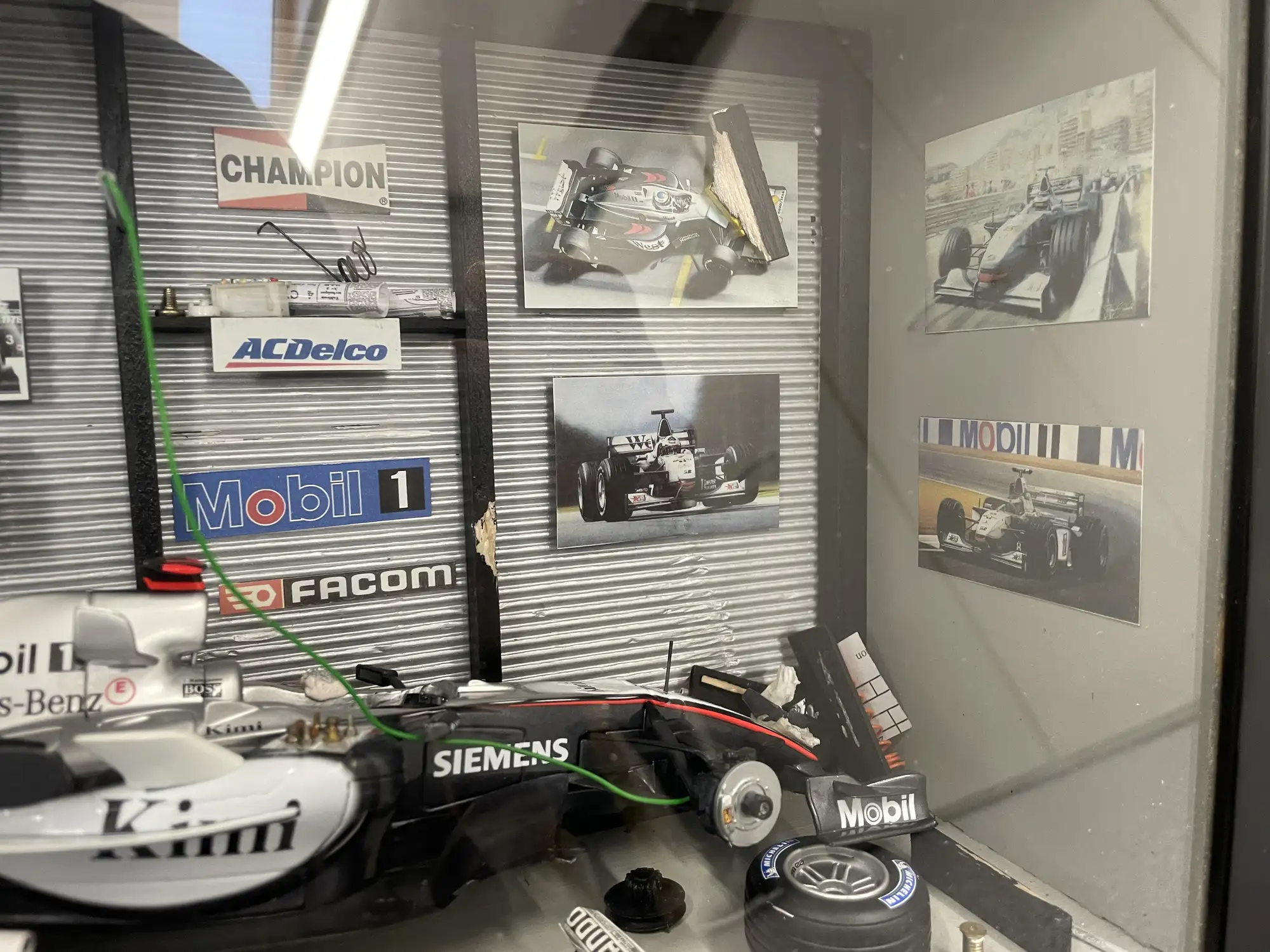 Highly Detailed Diorama of Kimi Räikkönen's McLaren MP4-20-Sold