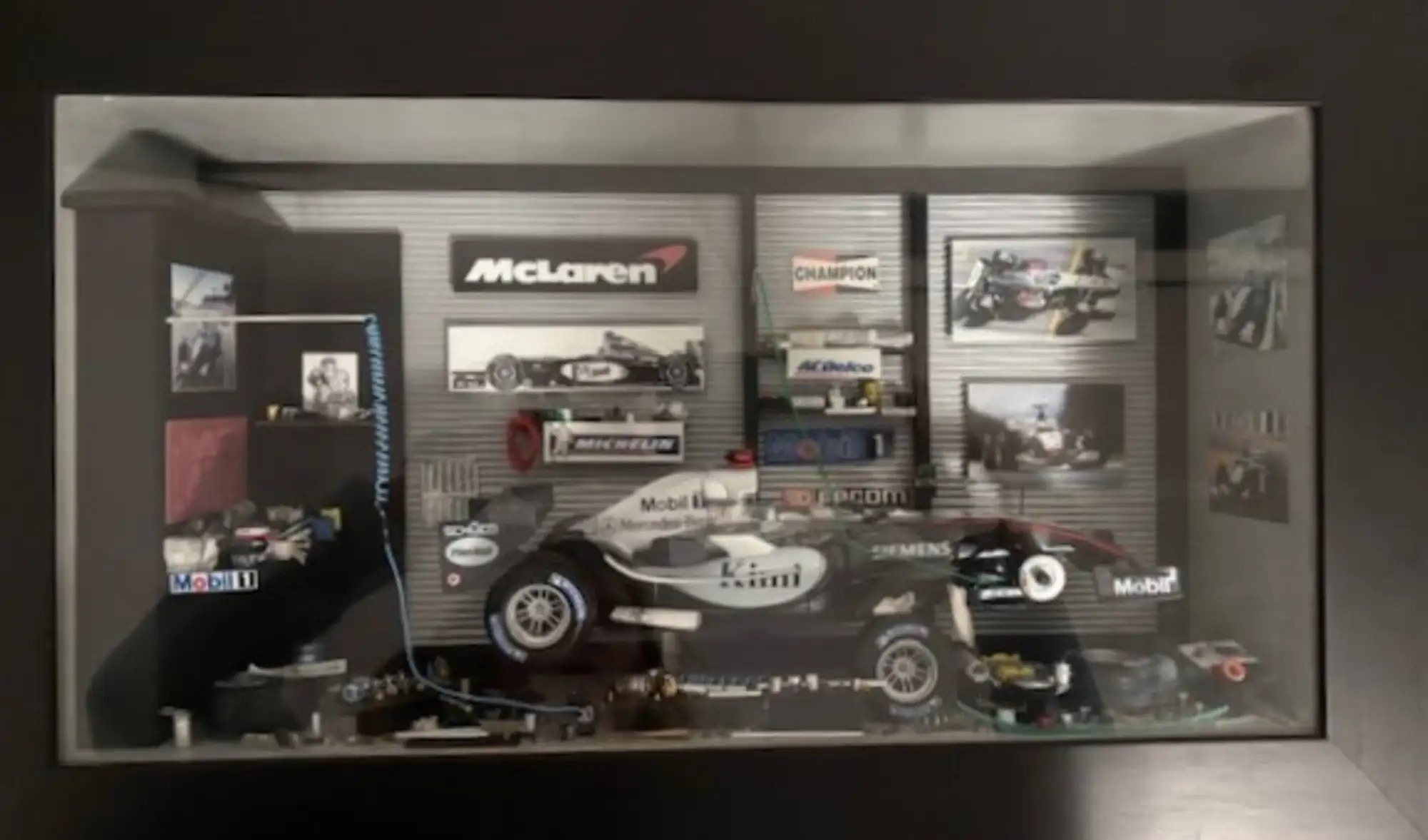 Highly Detailed Diorama of Kimi Räikkönen's McLaren MP4-20-Sold