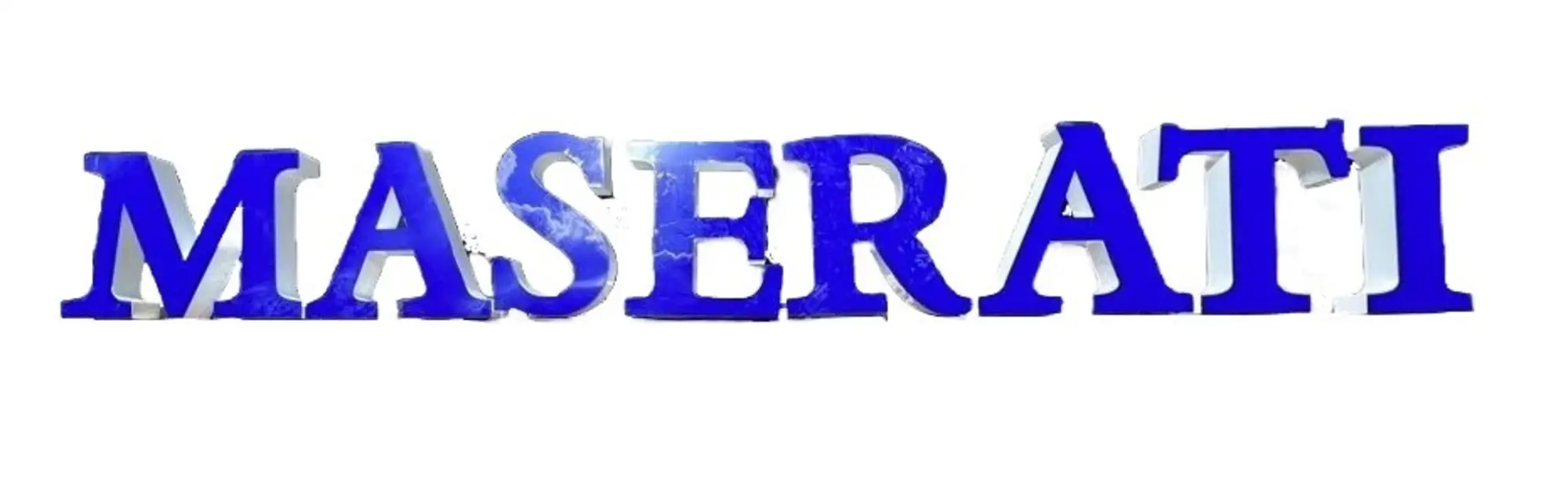 Large 'Maserati' Dealership Sign -Sold