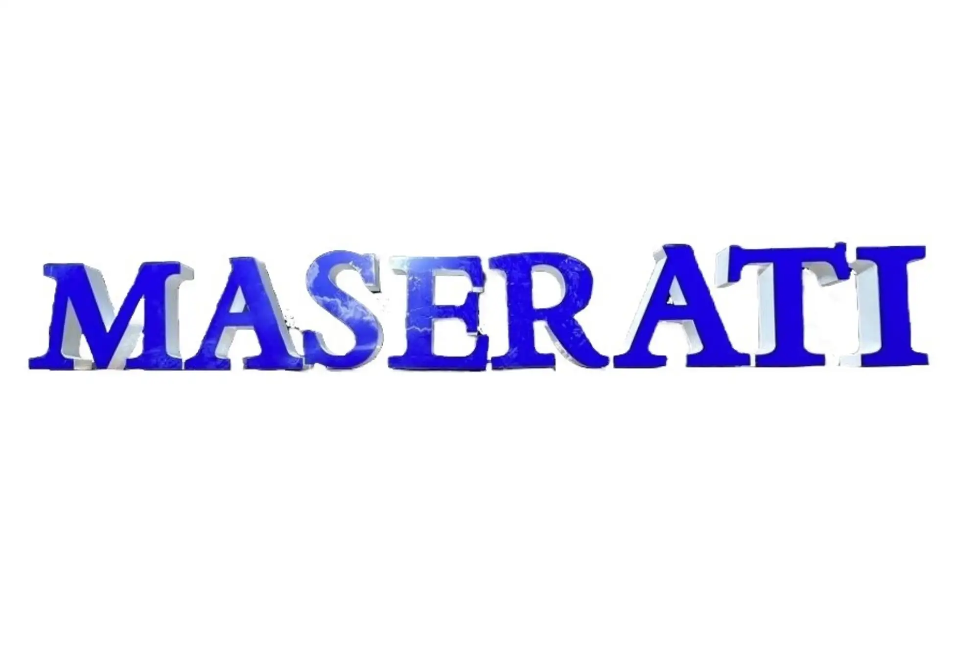 Large 'Maserati' Dealership Sign -Sold