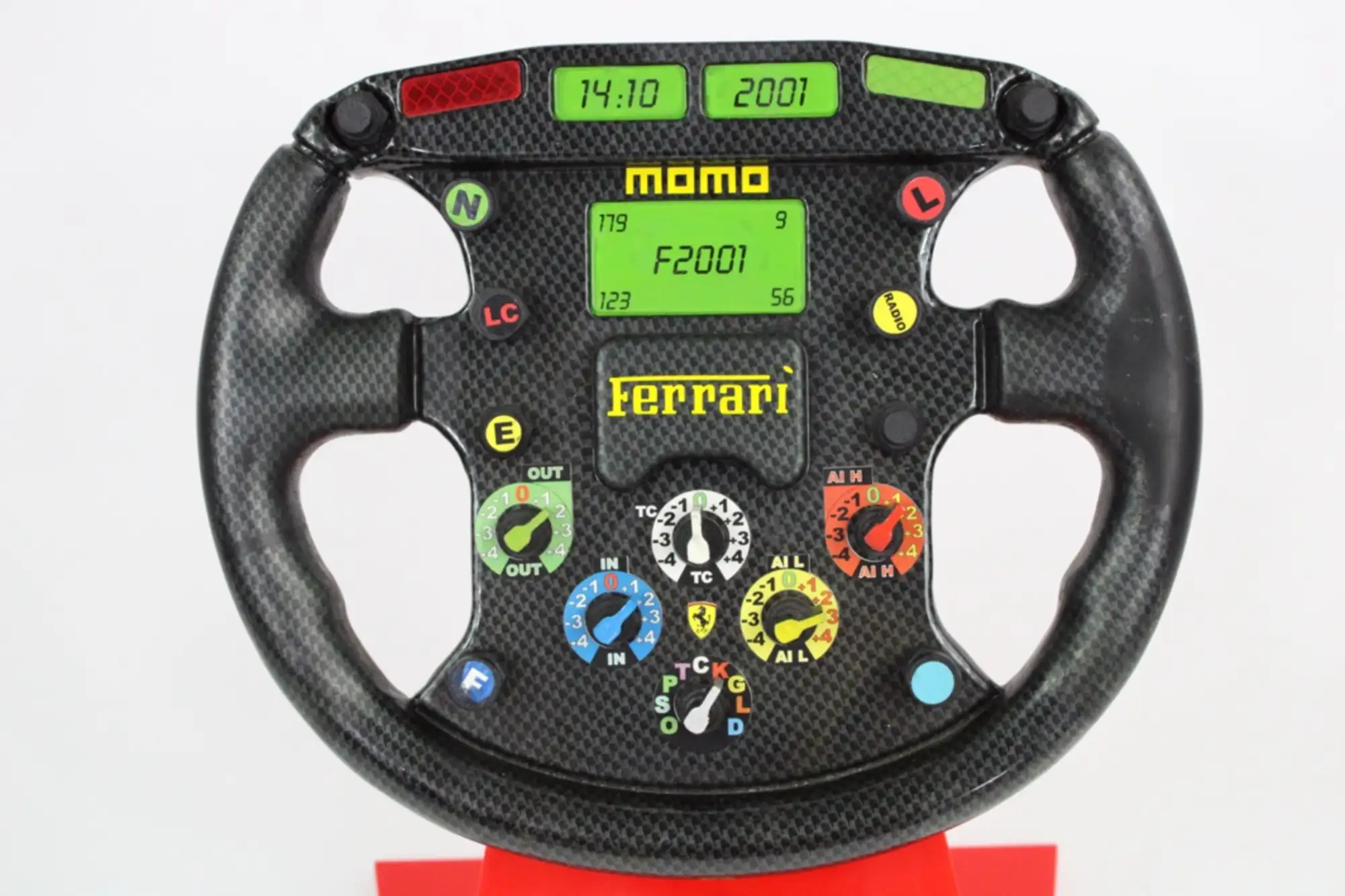 2001 Ferrari Formula 1 Carbon Fibre Steering Wheel Trophy Pl-For Sale