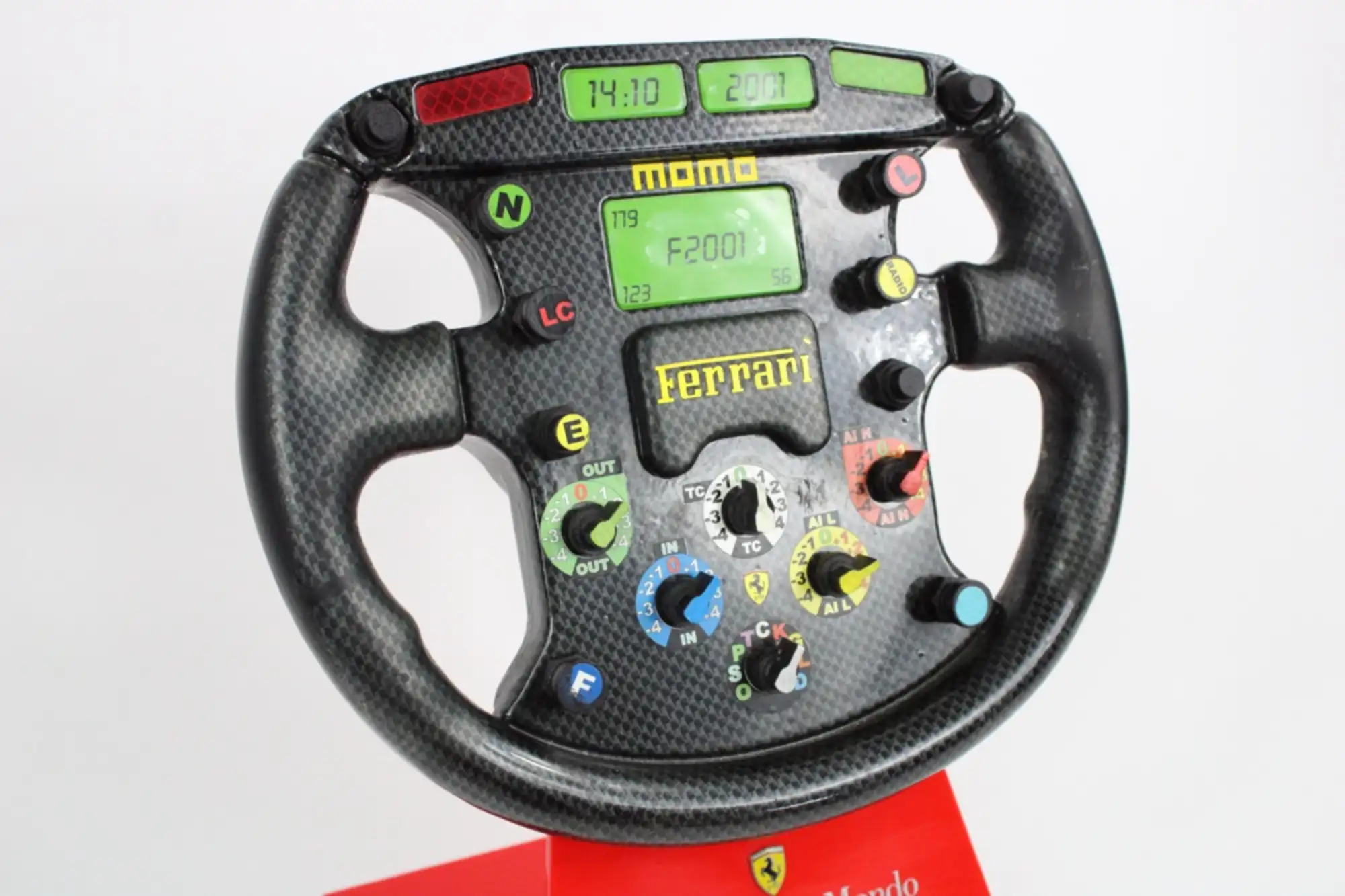 2001 Ferrari Formula 1 Carbon Fibre Steering Wheel Trophy Pl-For Sale