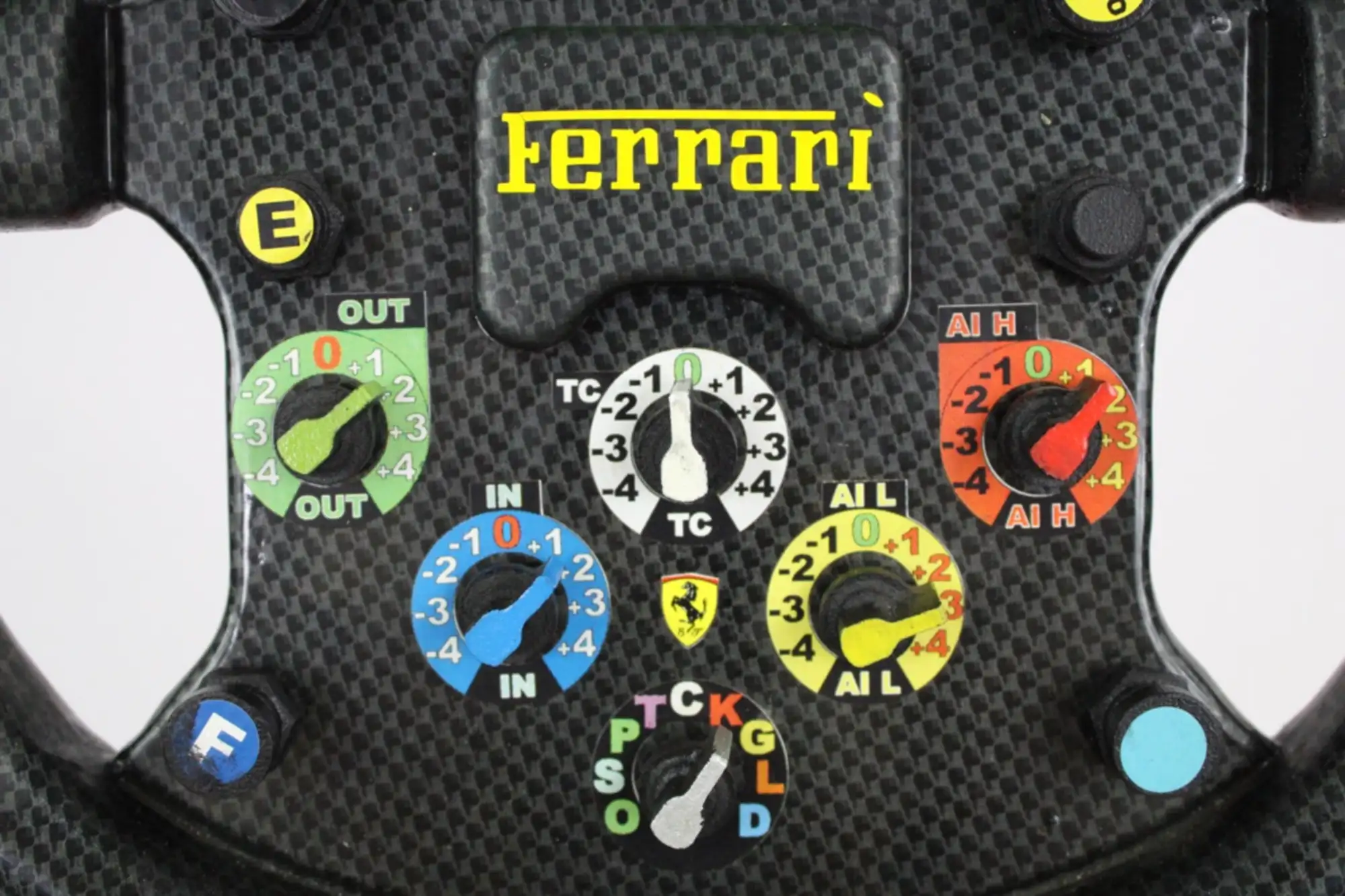 2001 Ferrari Formula 1 Carbon Fibre Steering Wheel Trophy Pl-For Sale