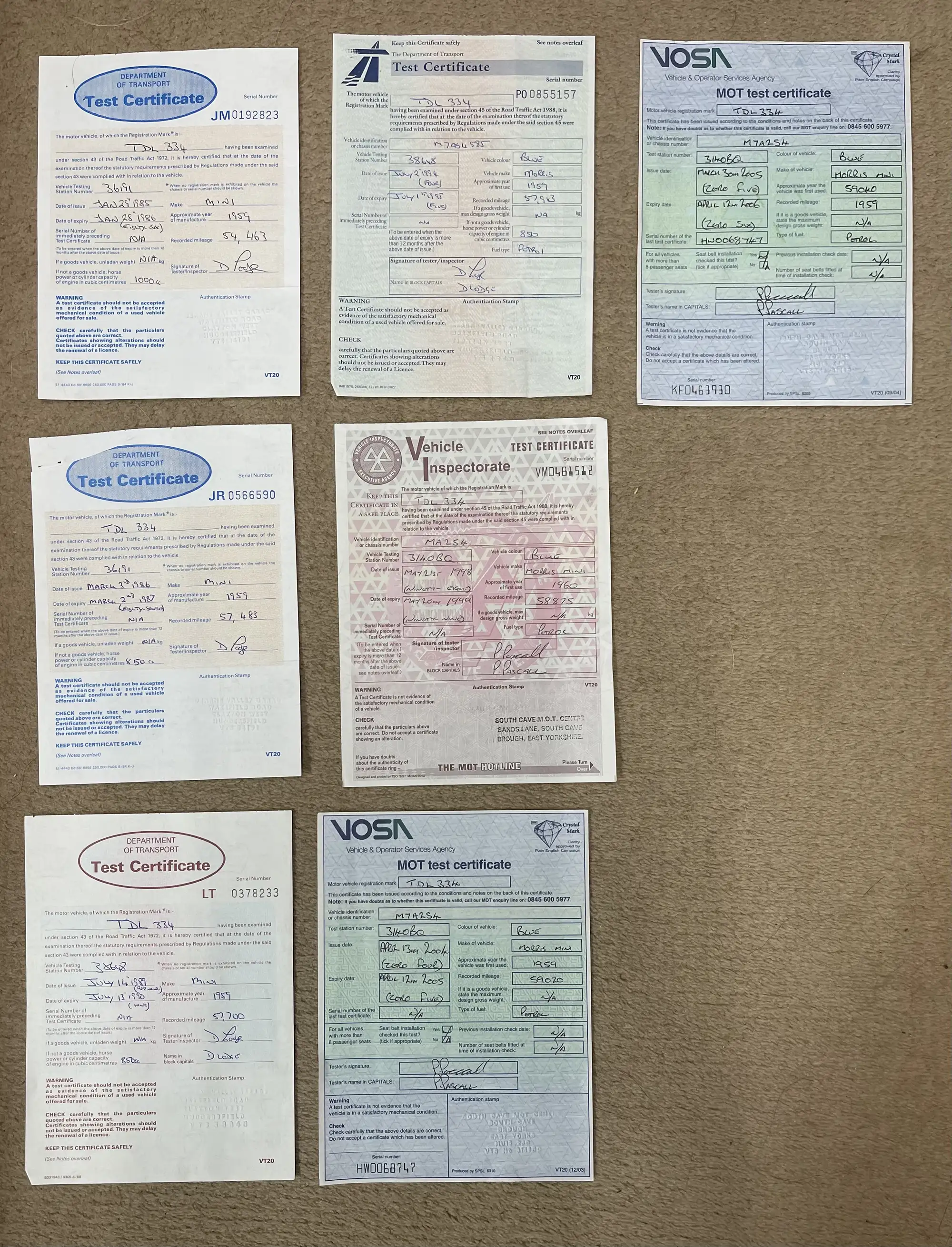 1959 Morris Mini Minor De Luxe  Pre-launch build #485-Sold