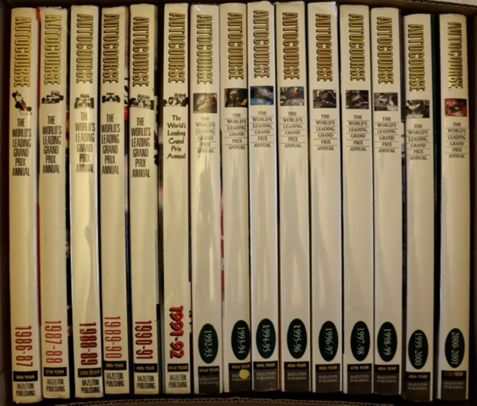 A Complete Run of Autocourse Annuals from 1966 to 2021-Sold