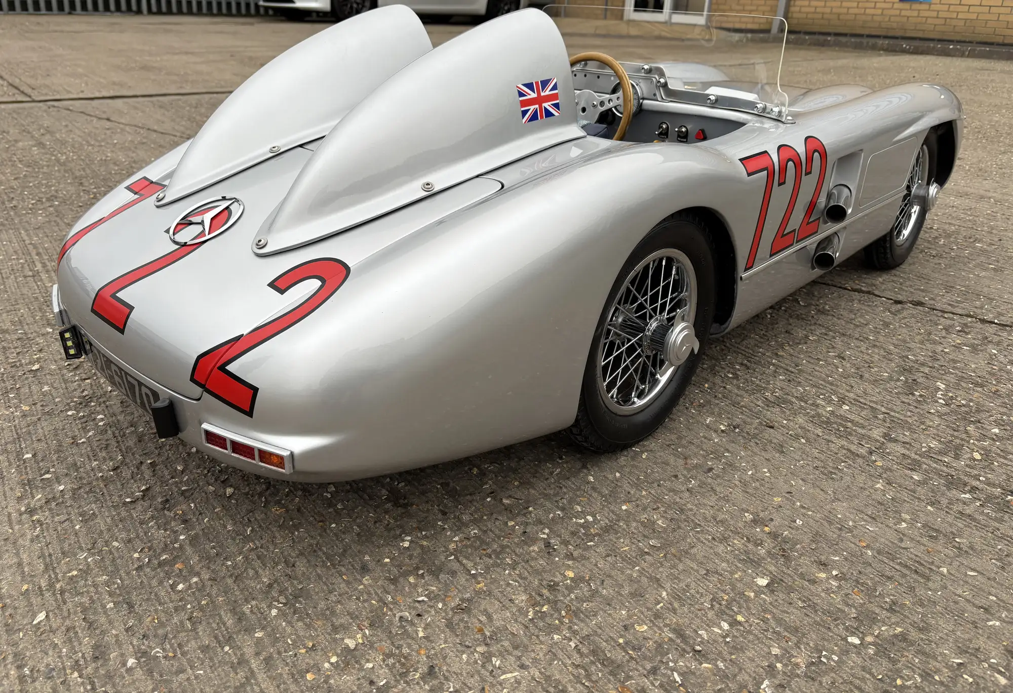 A Unique Hand-Crafted Electric 'Mercedes-Benz' 300 SLR 1:2 S-Sold