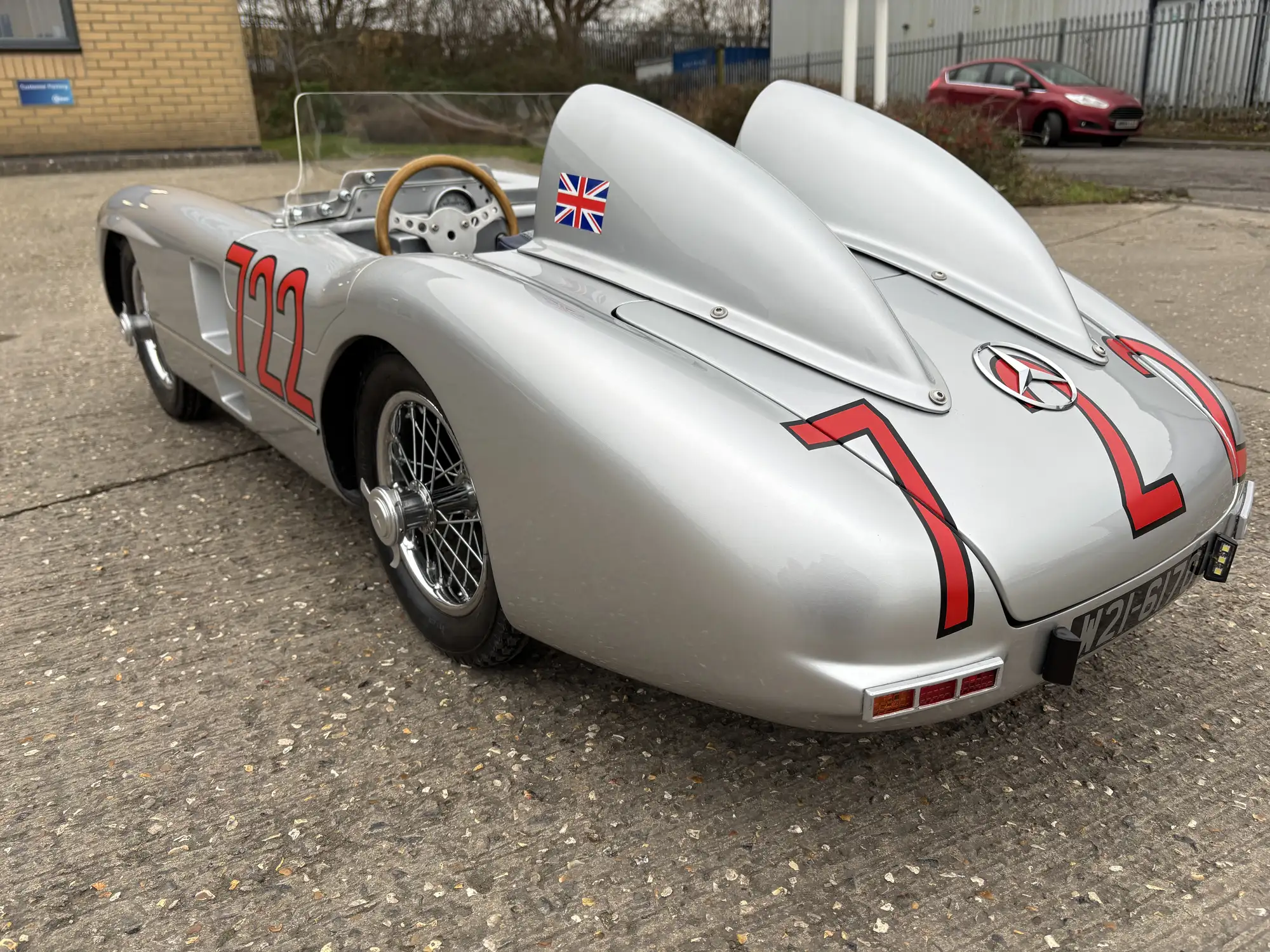 A Unique Hand-Crafted Electric 'Mercedes-Benz' 300 SLR 1:2 S-Sold