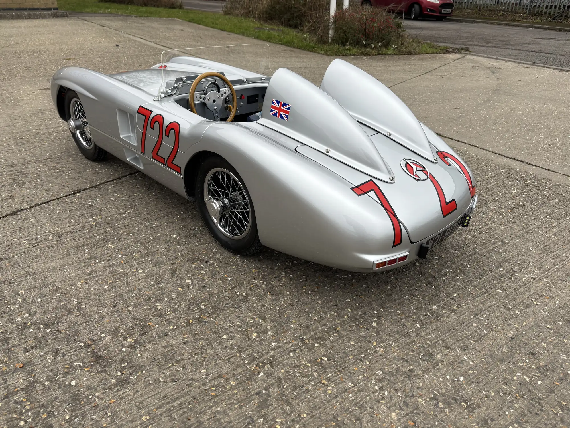 A Unique Hand-Crafted Electric 'Mercedes-Benz' 300 SLR 1:2 S-Sold