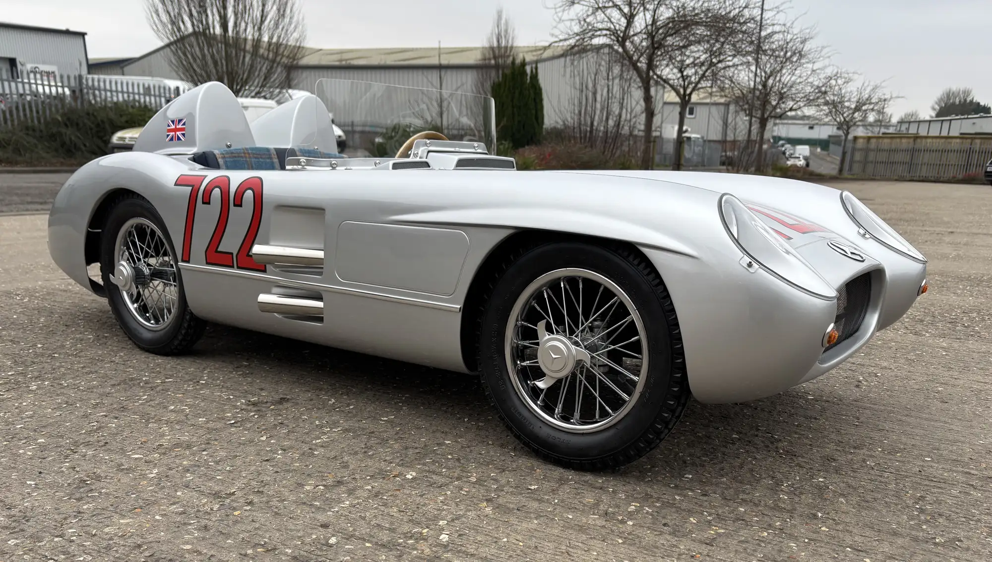 A Unique Hand-Crafted Electric 'Mercedes-Benz' 300 SLR 1:2 S-Sold