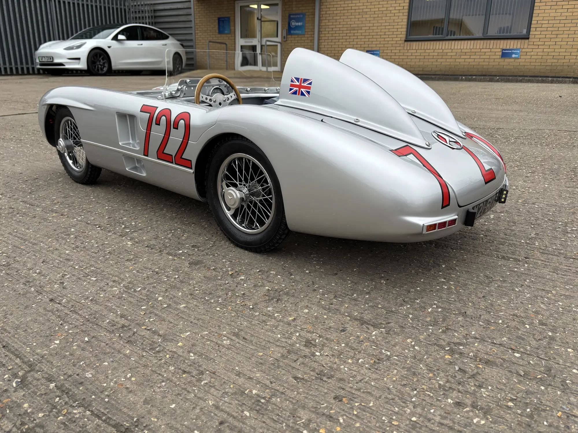 A Unique Hand-Crafted Electric 'Mercedes-Benz' 300 SLR 1:2 S-Sold