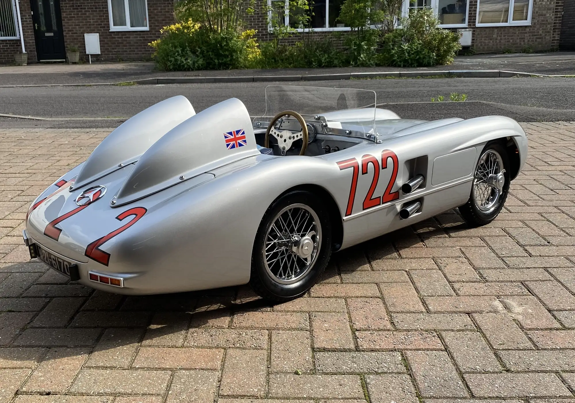 A Unique Hand-Crafted Electric 'Mercedes-Benz' 300 SLR 1:2 S-Sold