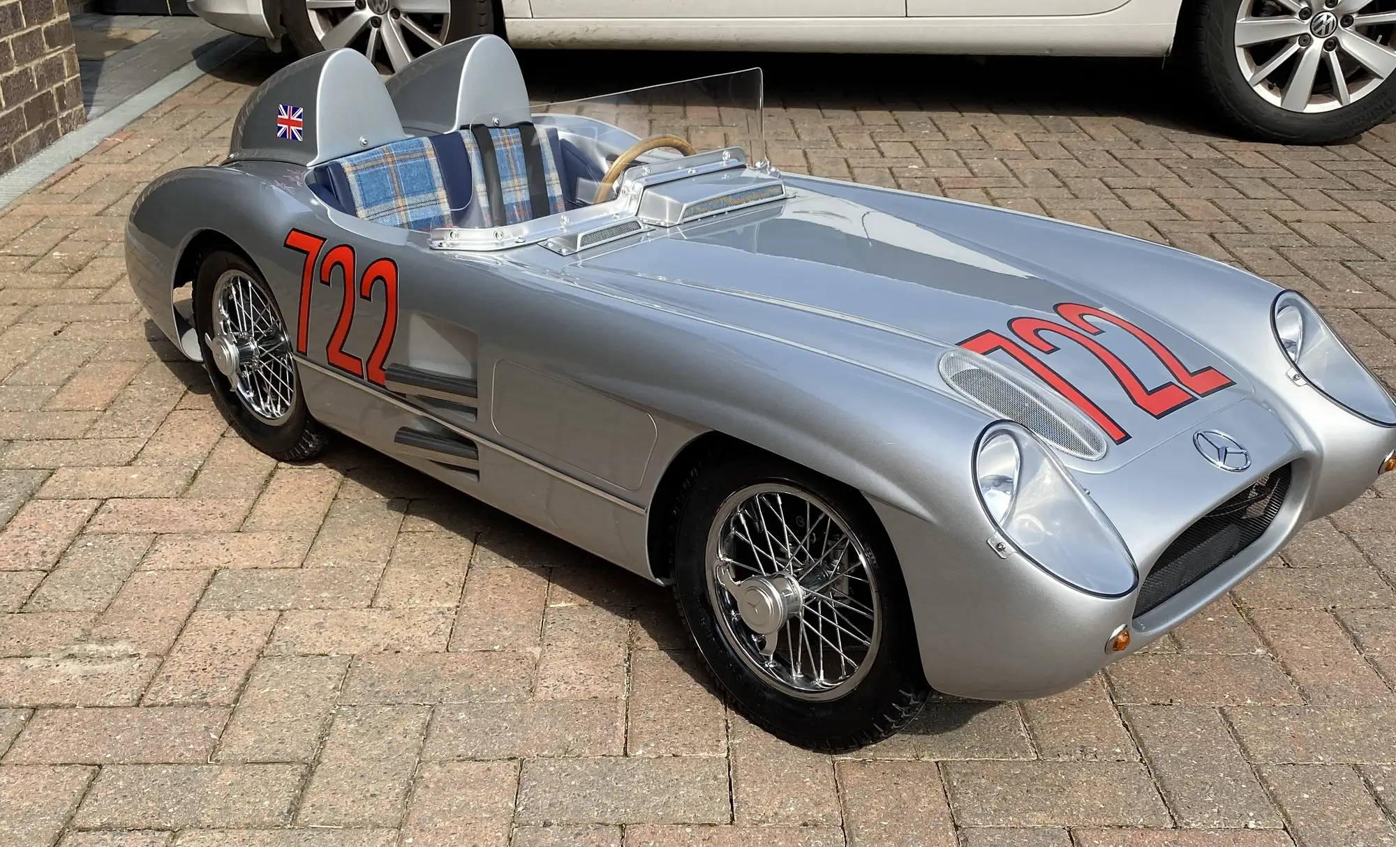 A Unique Hand-Crafted Electric 'Mercedes-Benz' 300 SLR 1:2 S-Sold