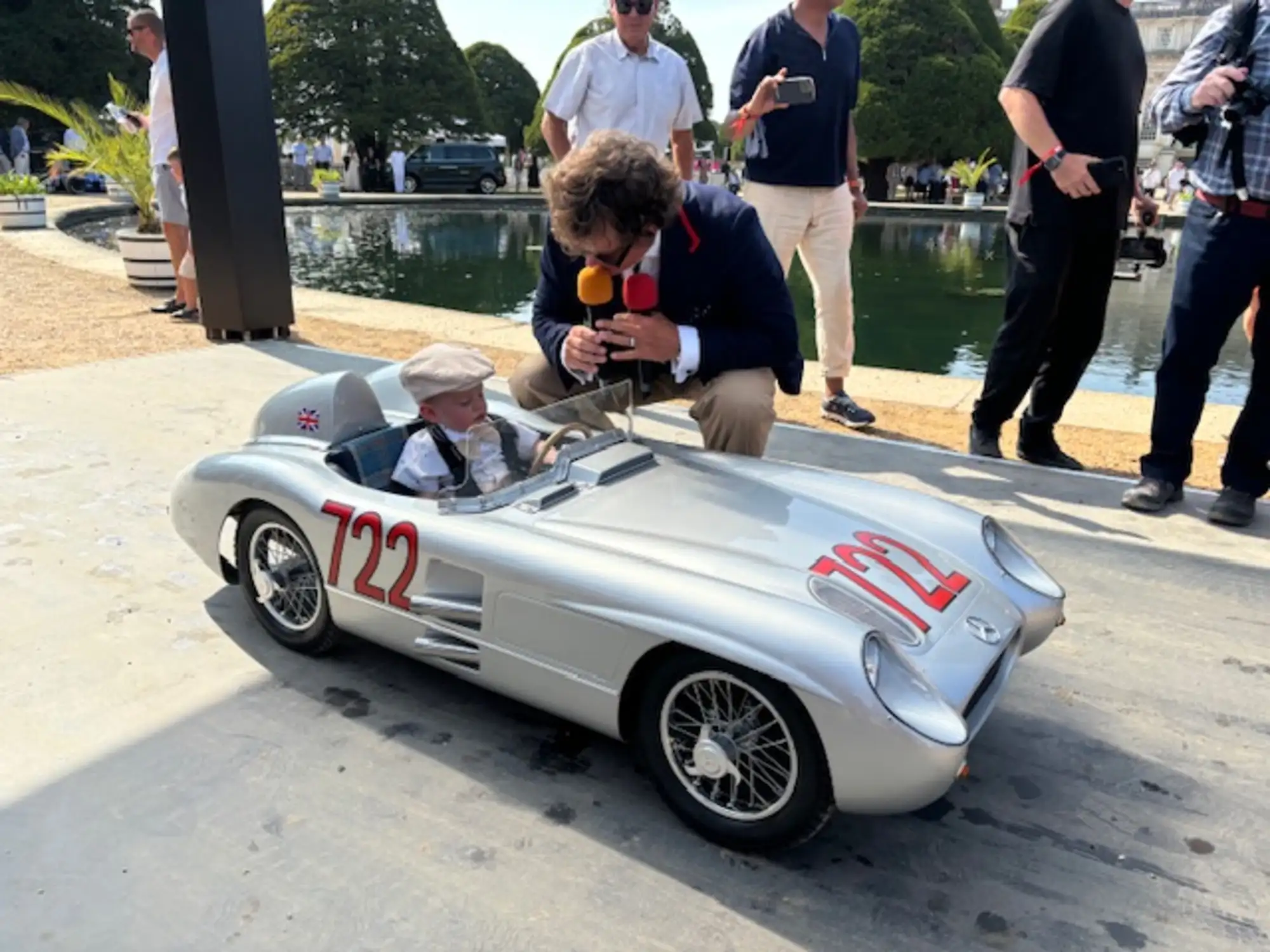 A Unique Hand-Crafted Electric 'Mercedes-Benz' 300 SLR 1:2 S-Sold