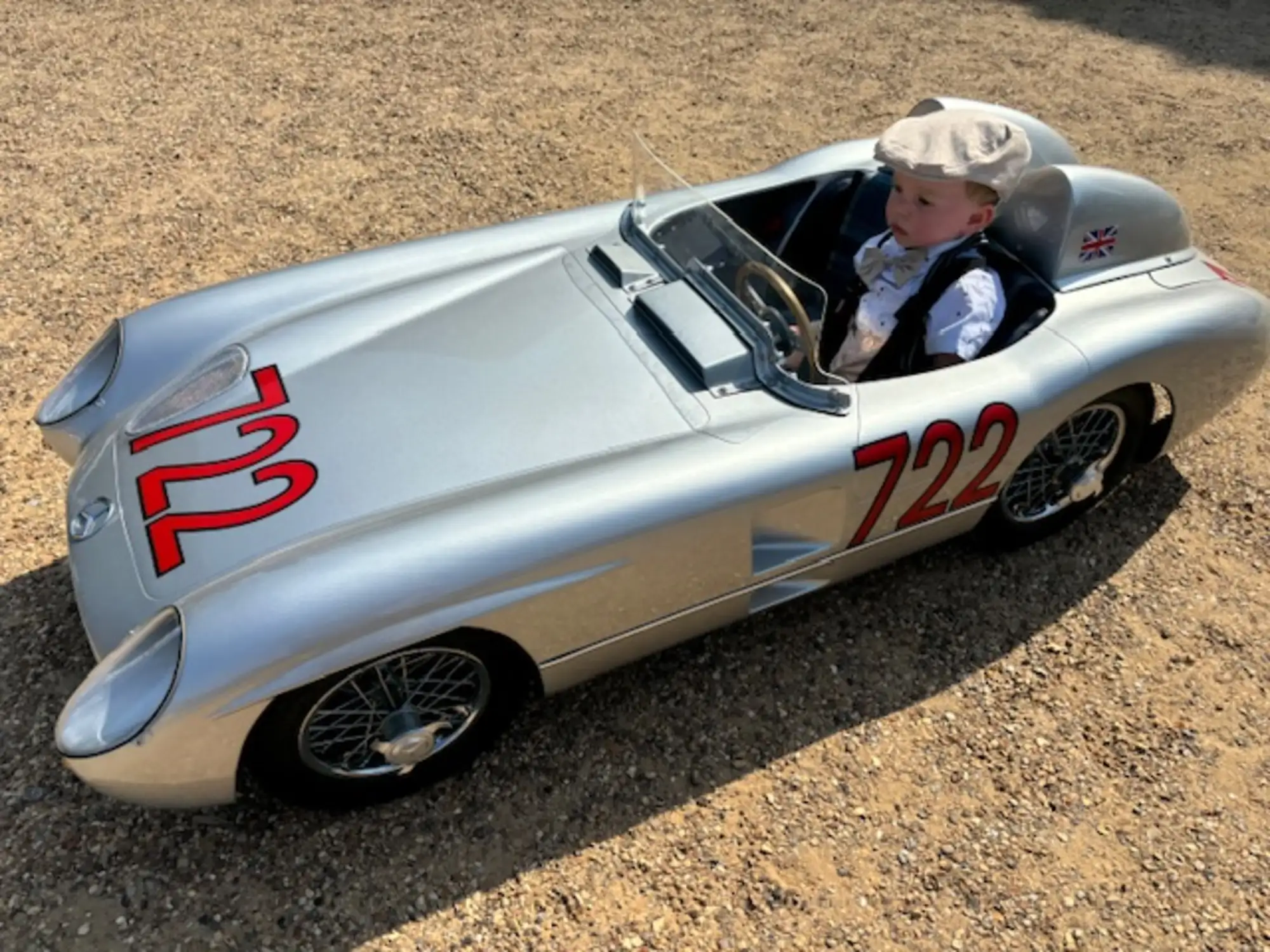 A Unique Hand-Crafted Electric 'Mercedes-Benz' 300 SLR 1:2 S-Sold