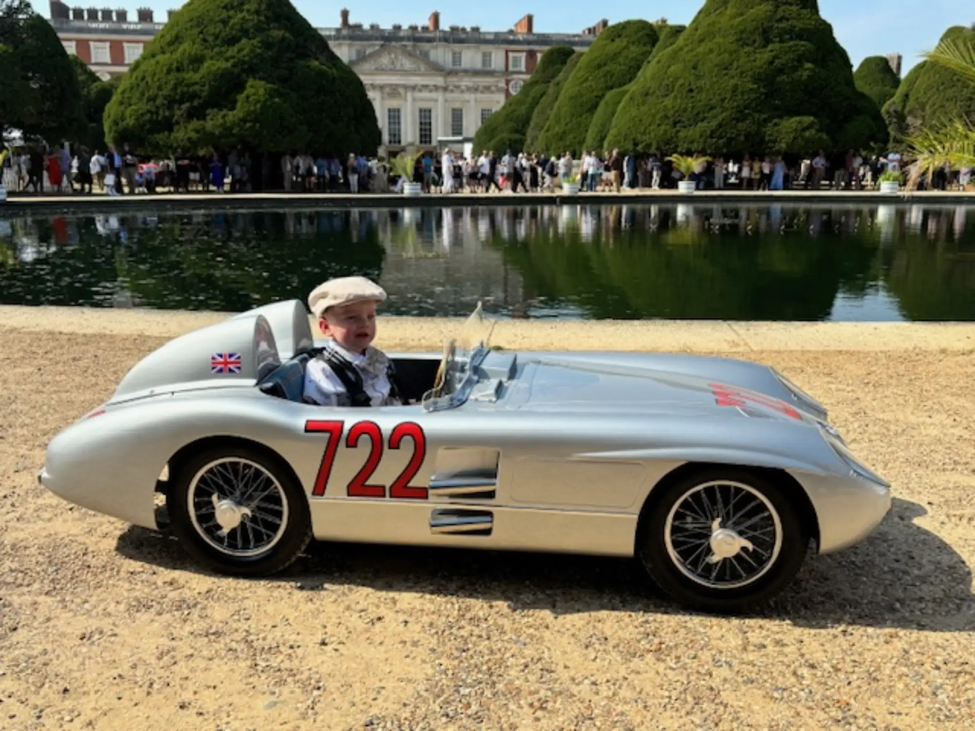 A Unique Hand-Crafted Electric 'Mercedes-Benz' 300 SLR 1:2 S-Sold