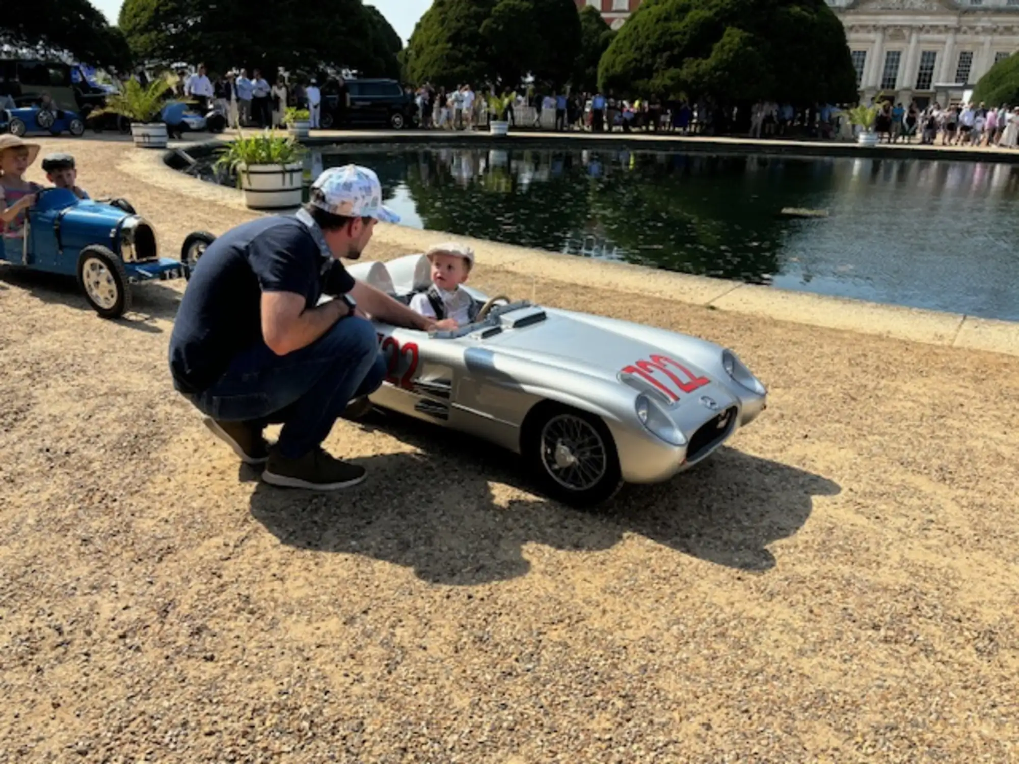 A Unique Hand-Crafted Electric 'Mercedes-Benz' 300 SLR 1:2 S-Sold