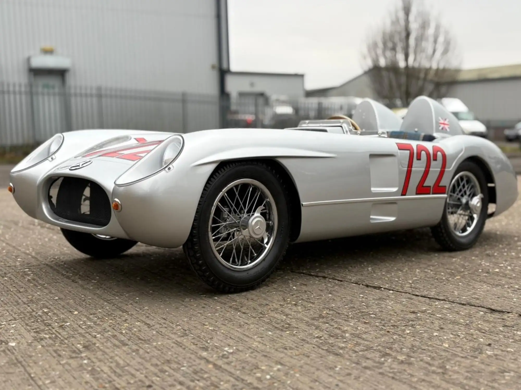 A Unique Hand-Crafted Electric 'Mercedes-Benz' 300 SLR 1:2 S-Sold