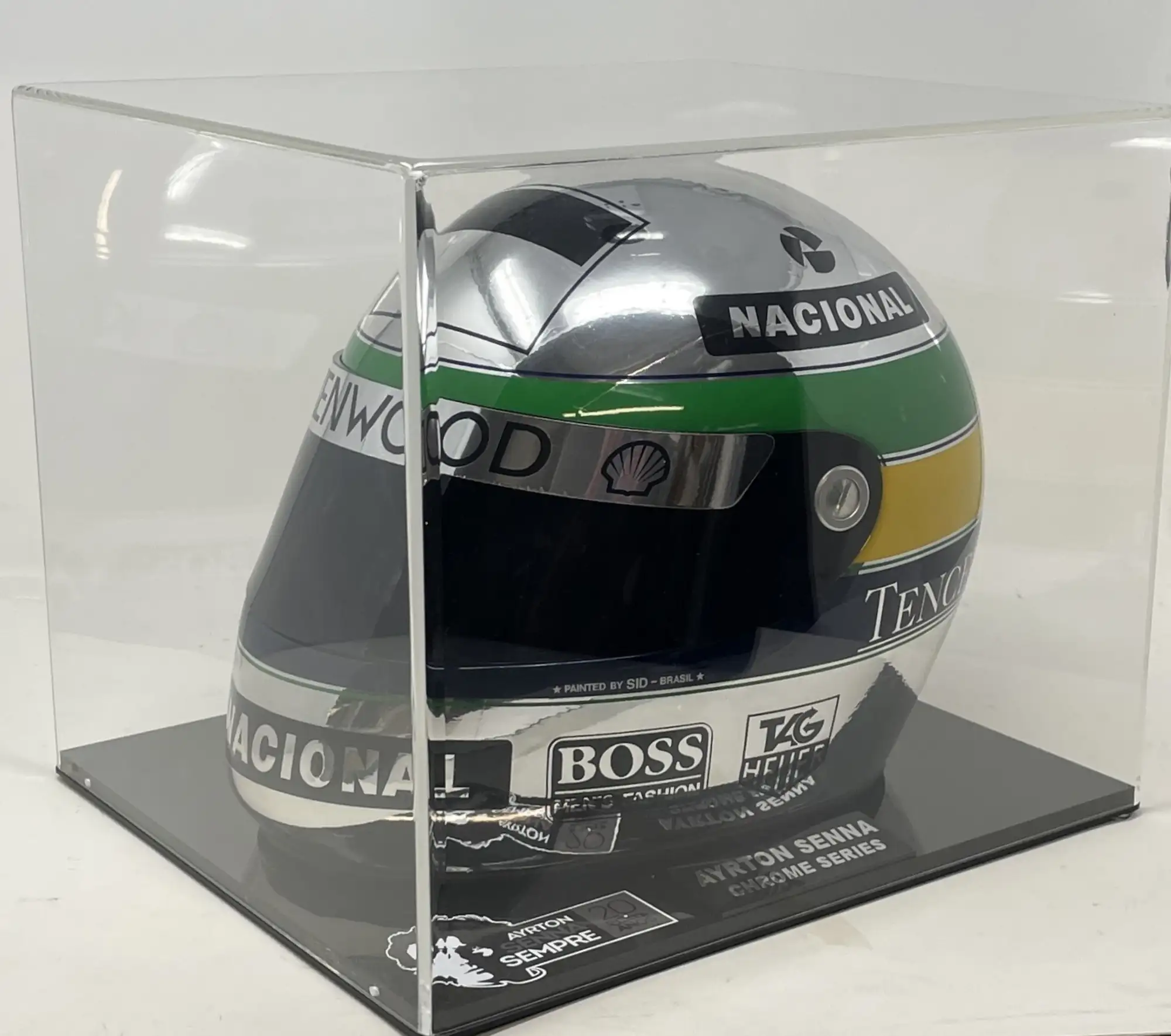 Ayrton Senna 20th Anniversary Limited Edition Replica Chrome-Sold