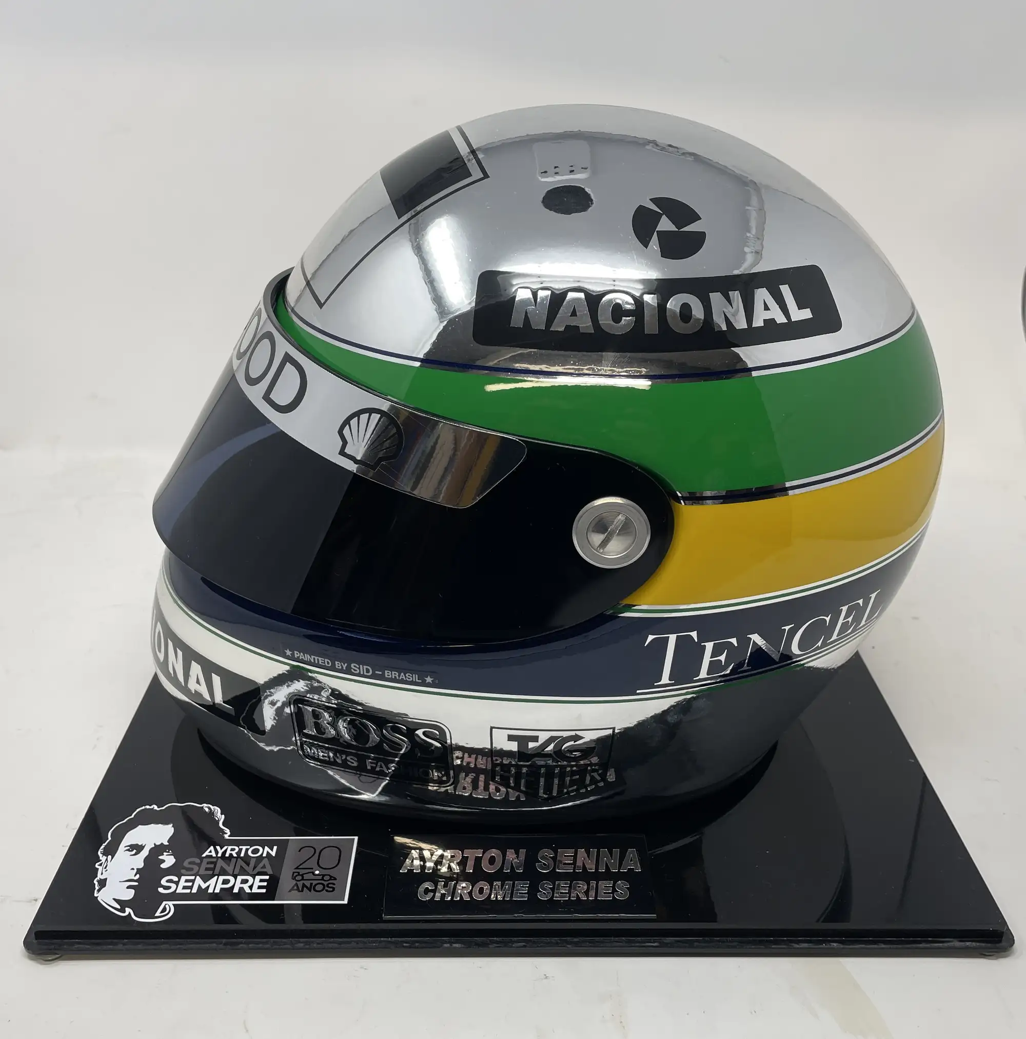 Ayrton Senna 20th Anniversary Limited Edition Replica Chrome-Sold