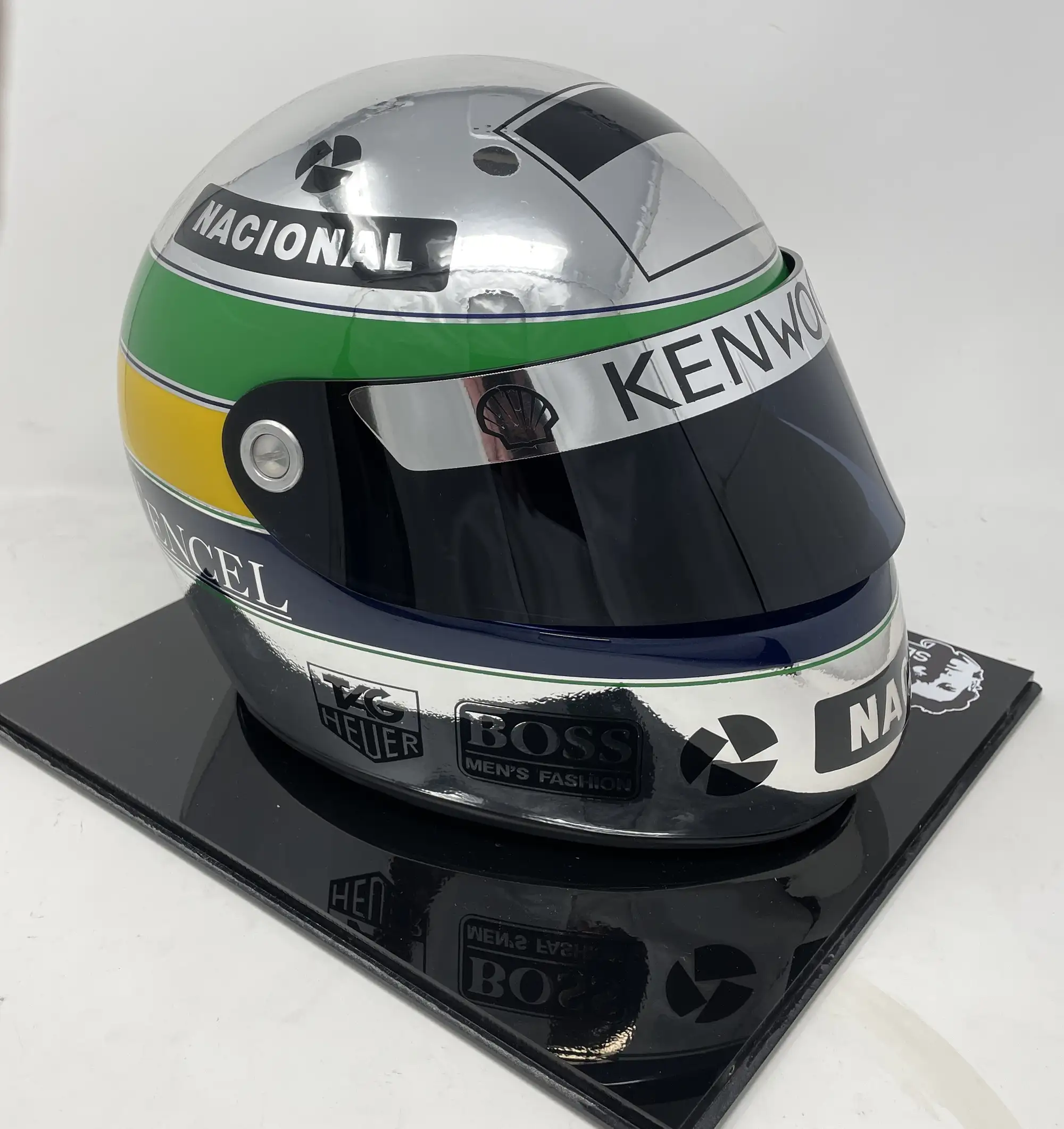Ayrton Senna 20th Anniversary Limited Edition Replica Chrome-Sold