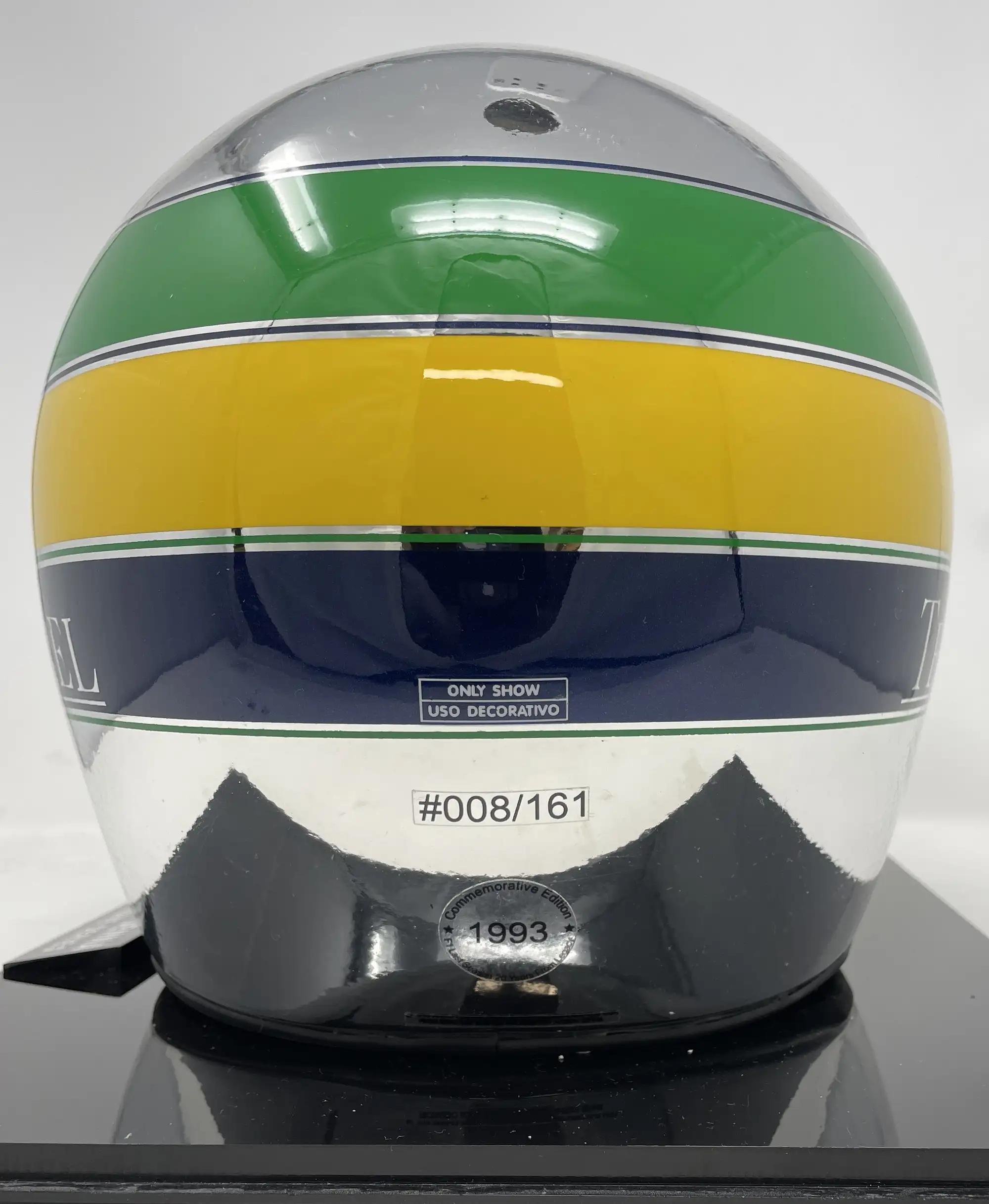 Ayrton Senna 20th Anniversary Limited Edition Replica Chrome-Sold