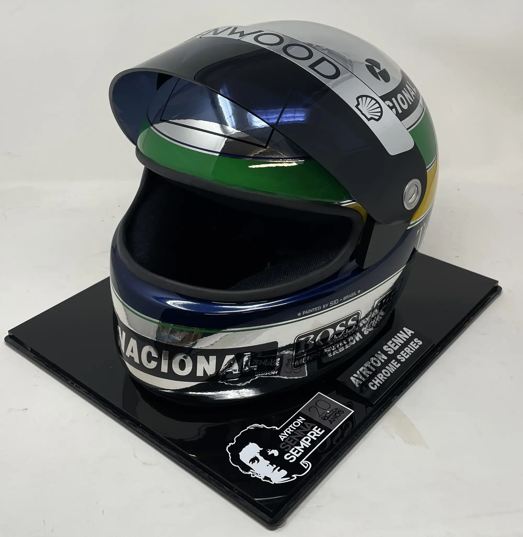 Ayrton Senna 20th Anniversary Limited Edition Replica Chrome-Sold
