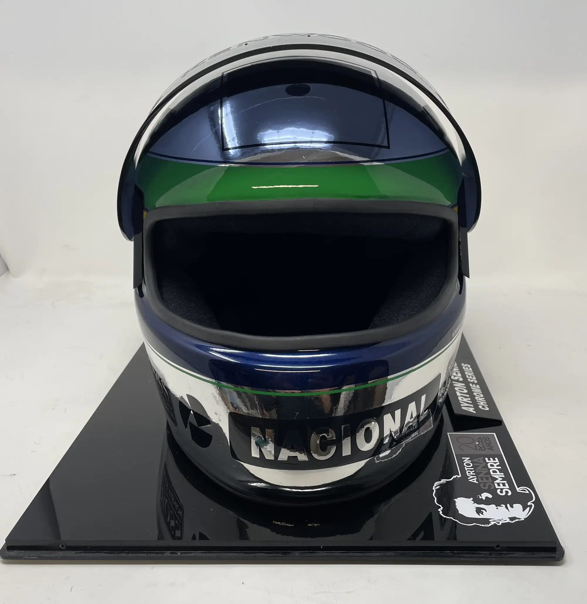 Ayrton Senna 20th Anniversary Limited Edition Replica Chrome-Sold