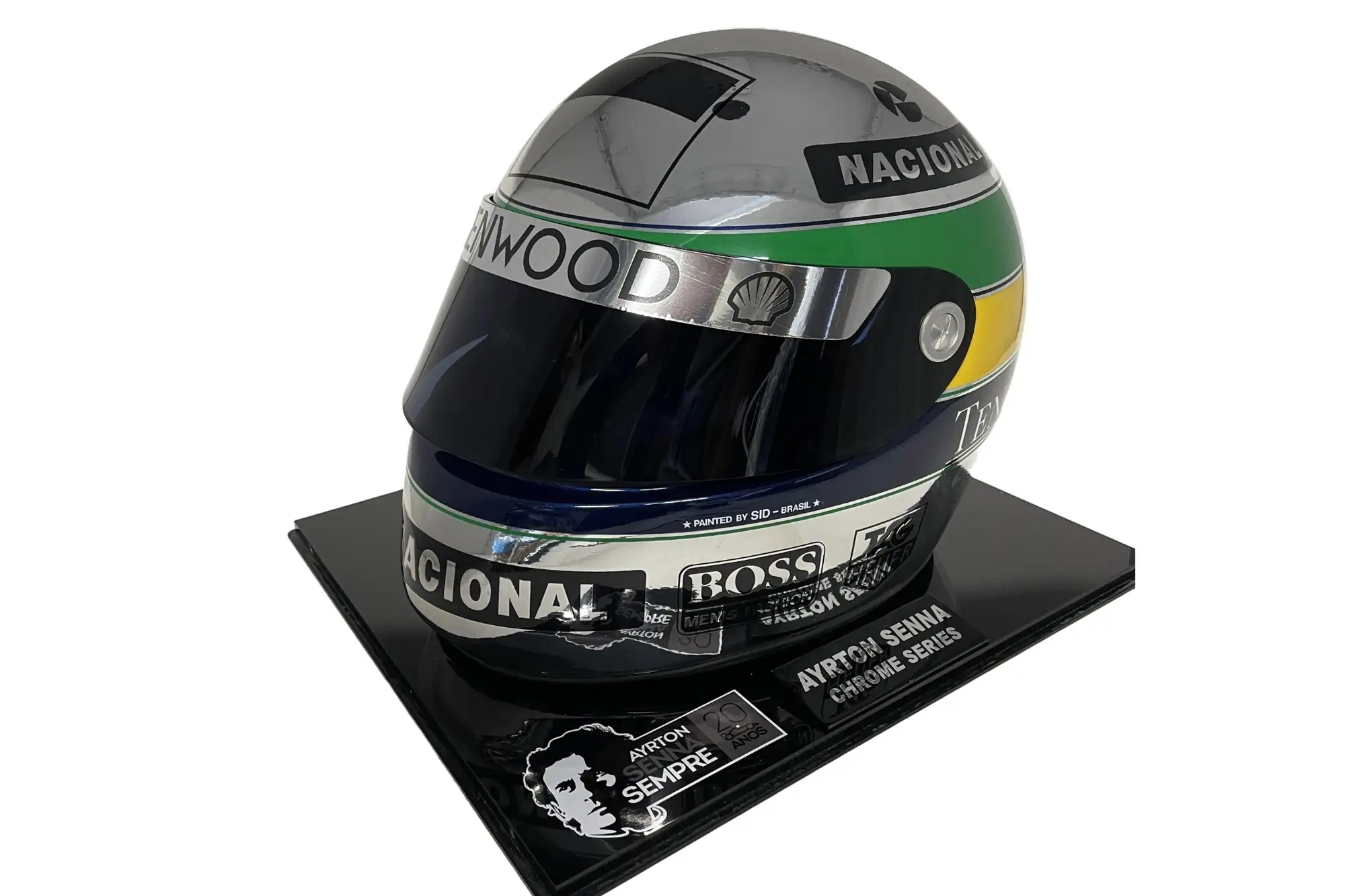 Ayrton Senna 20th Anniversary Limited Edition Replica Chrome-Sold