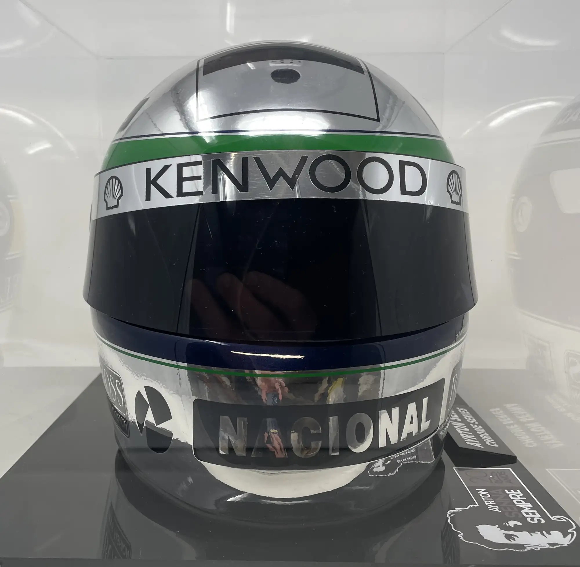 Ayrton Senna 20th Anniversary Limited Edition Replica Chrome-Sold