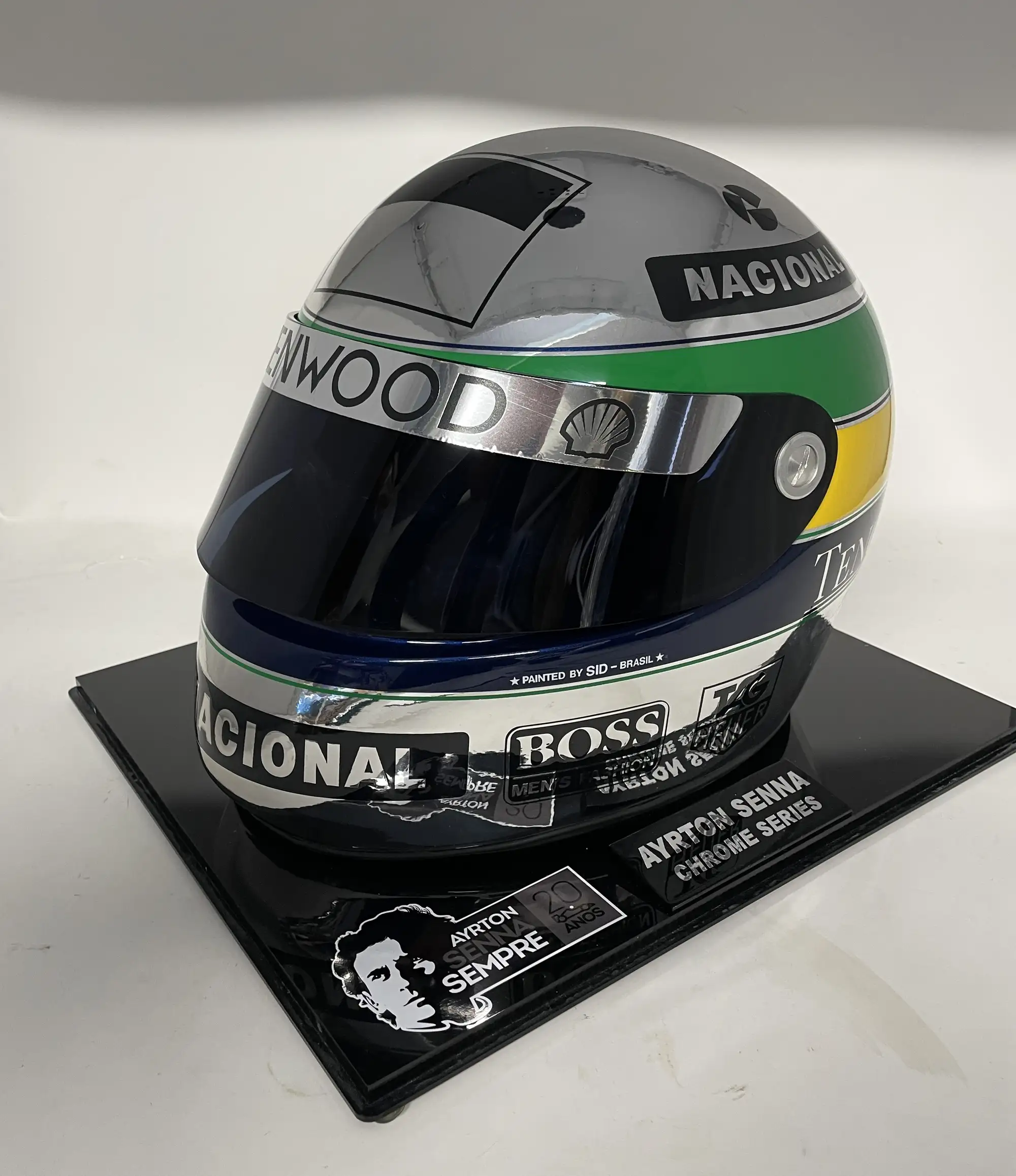 Ayrton Senna 20th Anniversary Limited Edition Replica Chrome-Sold