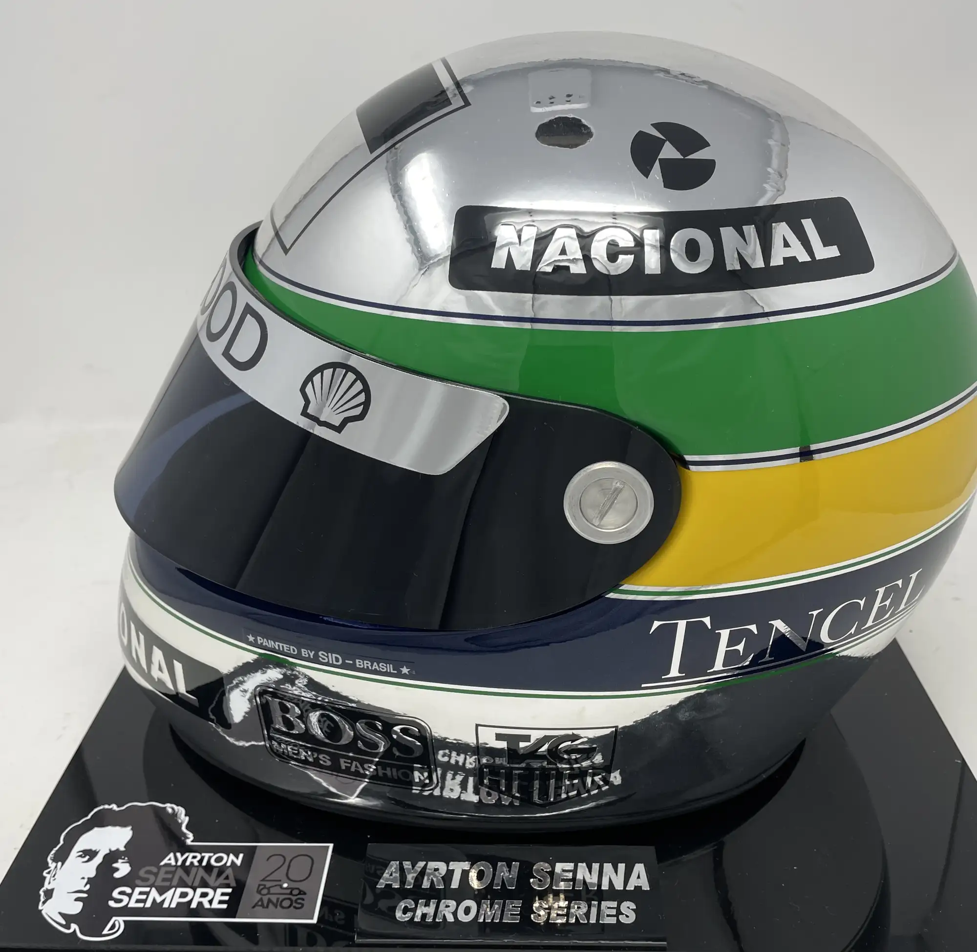 Ayrton Senna 20th Anniversary Limited Edition Replica Chrome-Sold