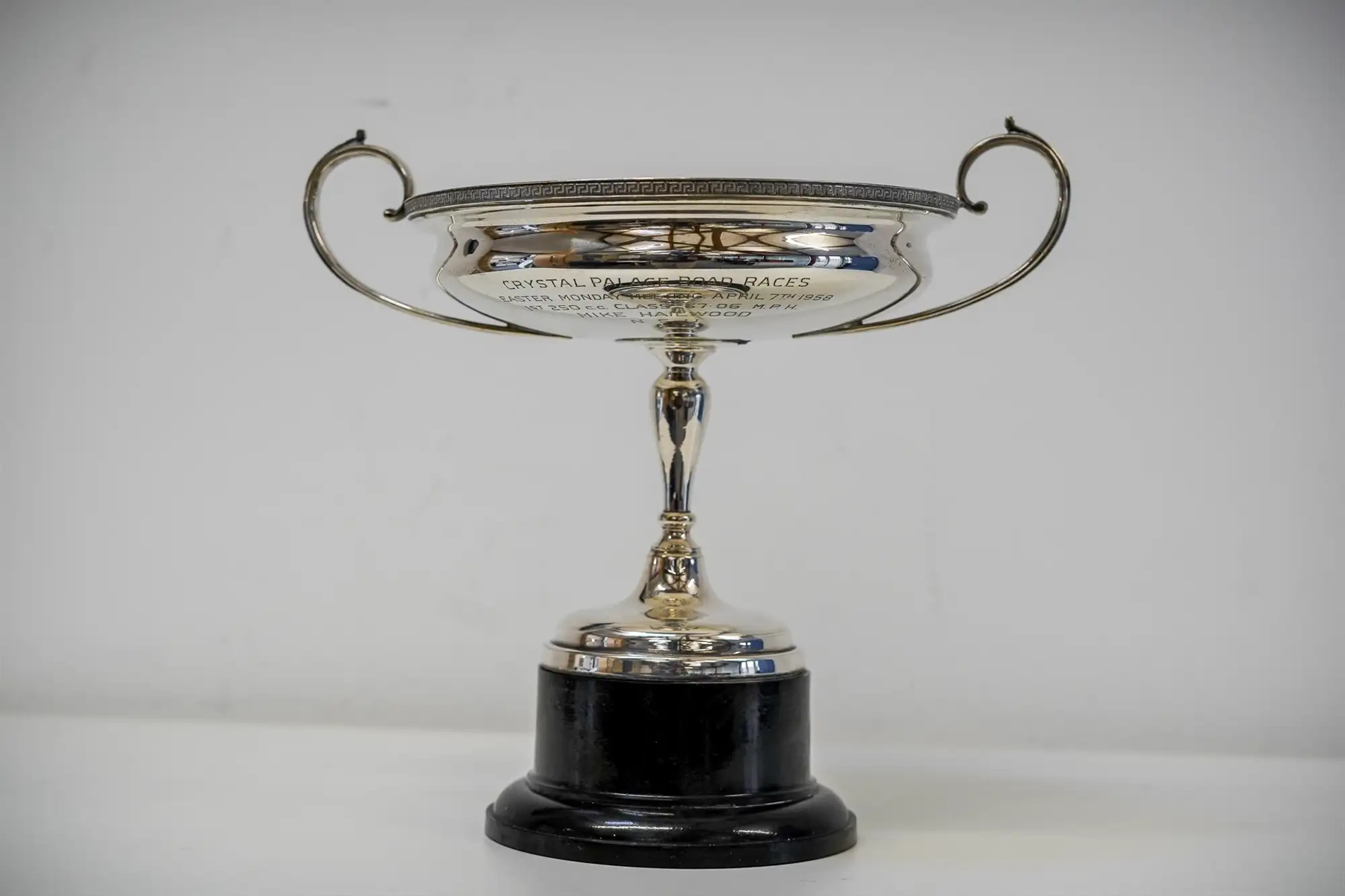 1958 Mike Hailwood 250cc Crystal Palace Winning Trophy-Sold