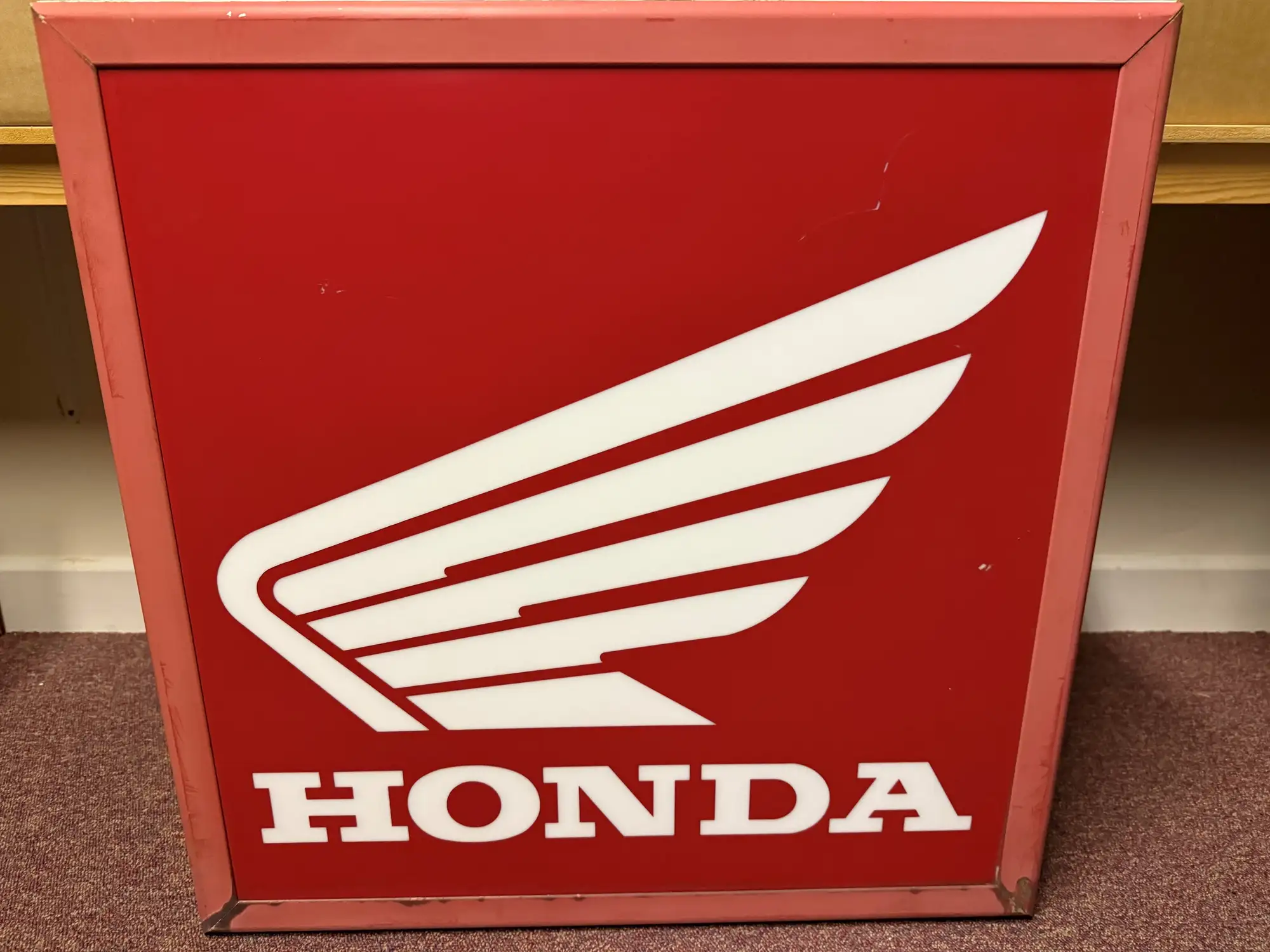 Genuine Honda Dealer Illuminated Showroom Sign -Sold