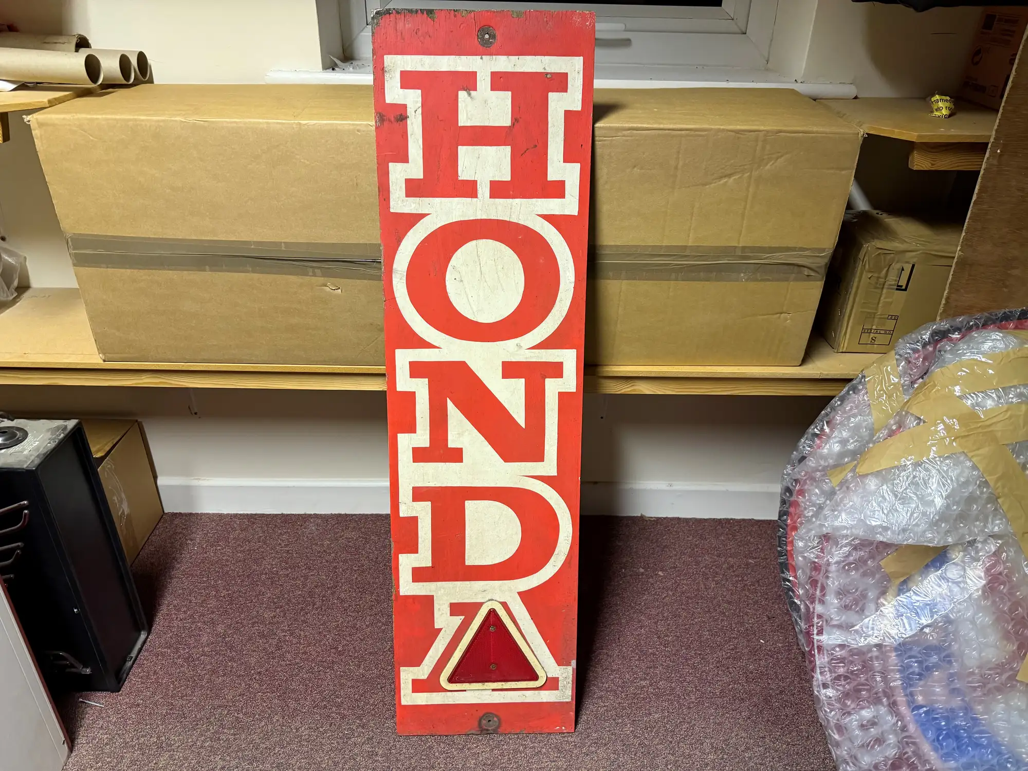 Period Dealer Honda Sign-Sold