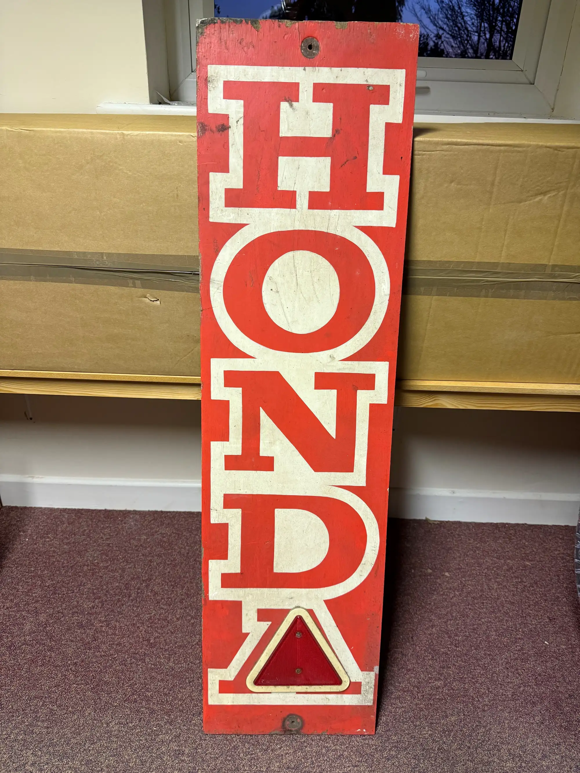 Period Dealer Honda Sign-Sold