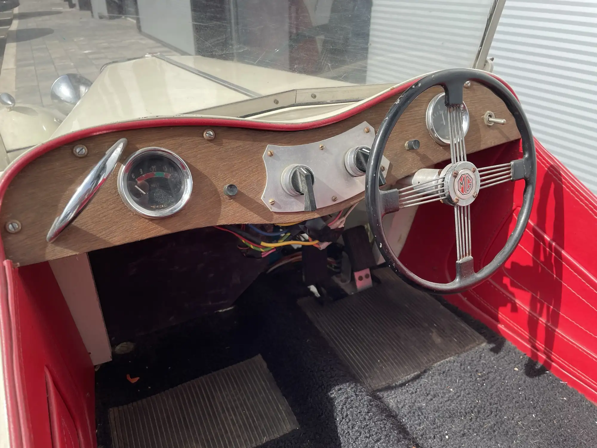 c.1990 Delightful MG TC 1:2 Scale Electric Childs Car-Sold