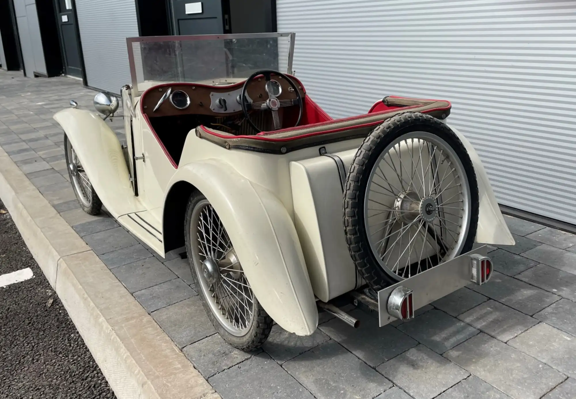 c.1990 Delightful MG TC 1:2 Scale Electric Childs Car-Sold